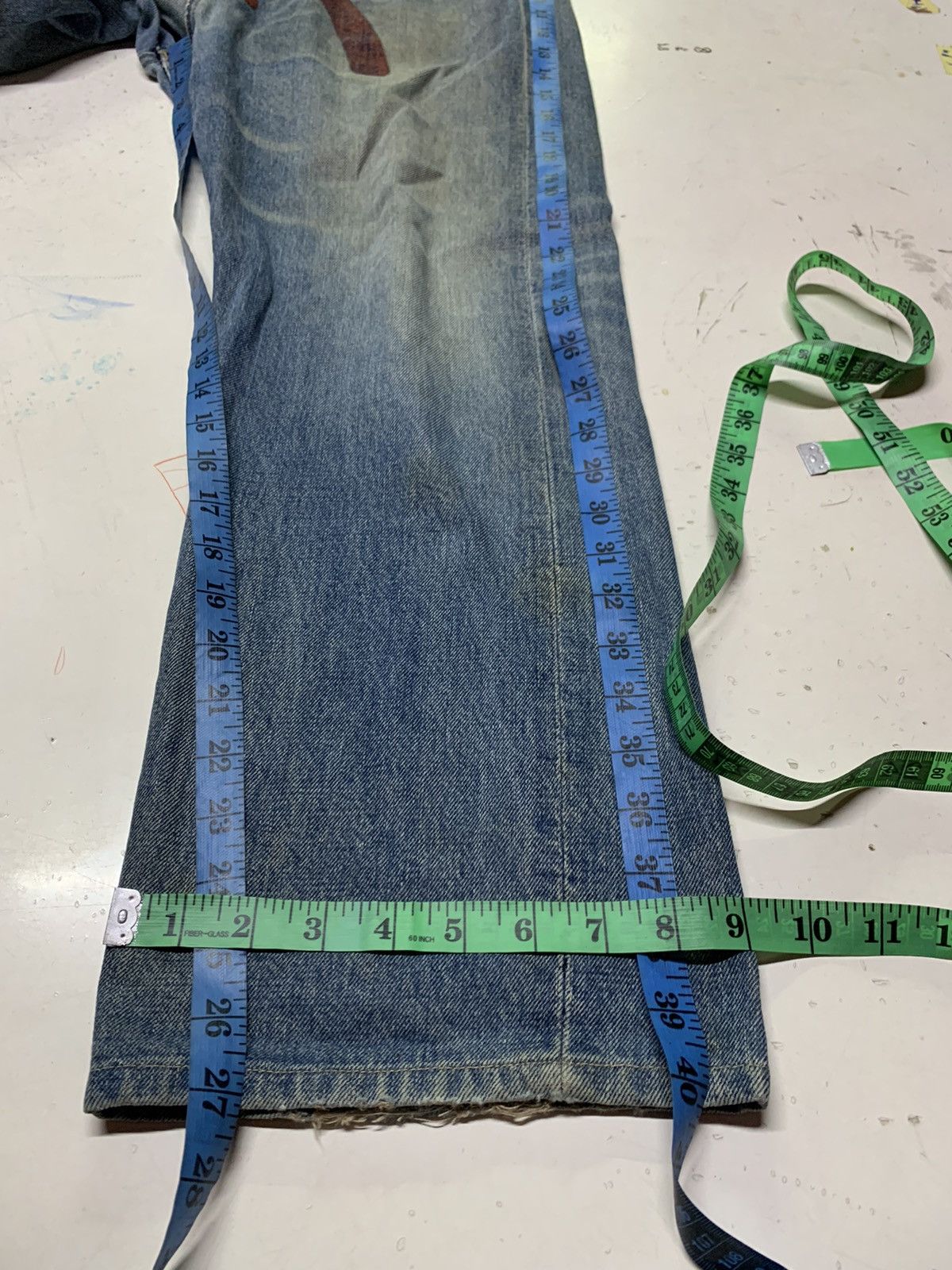 Bape Rare Baby Milo Face Denim Size US 34 / EU 50 - 16 Thumbnail