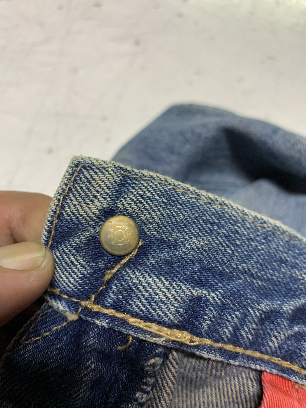 Bape Rare Baby Milo Face Denim Size US 34 / EU 50 - 12 Thumbnail