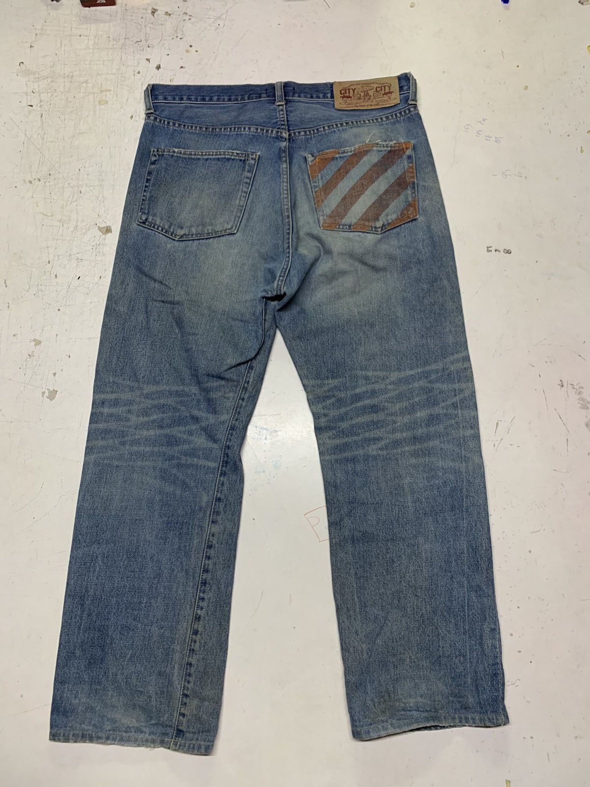 Bape Rare Baby Milo Face Denim Size US 34 / EU 50 - 2 Thumbnail