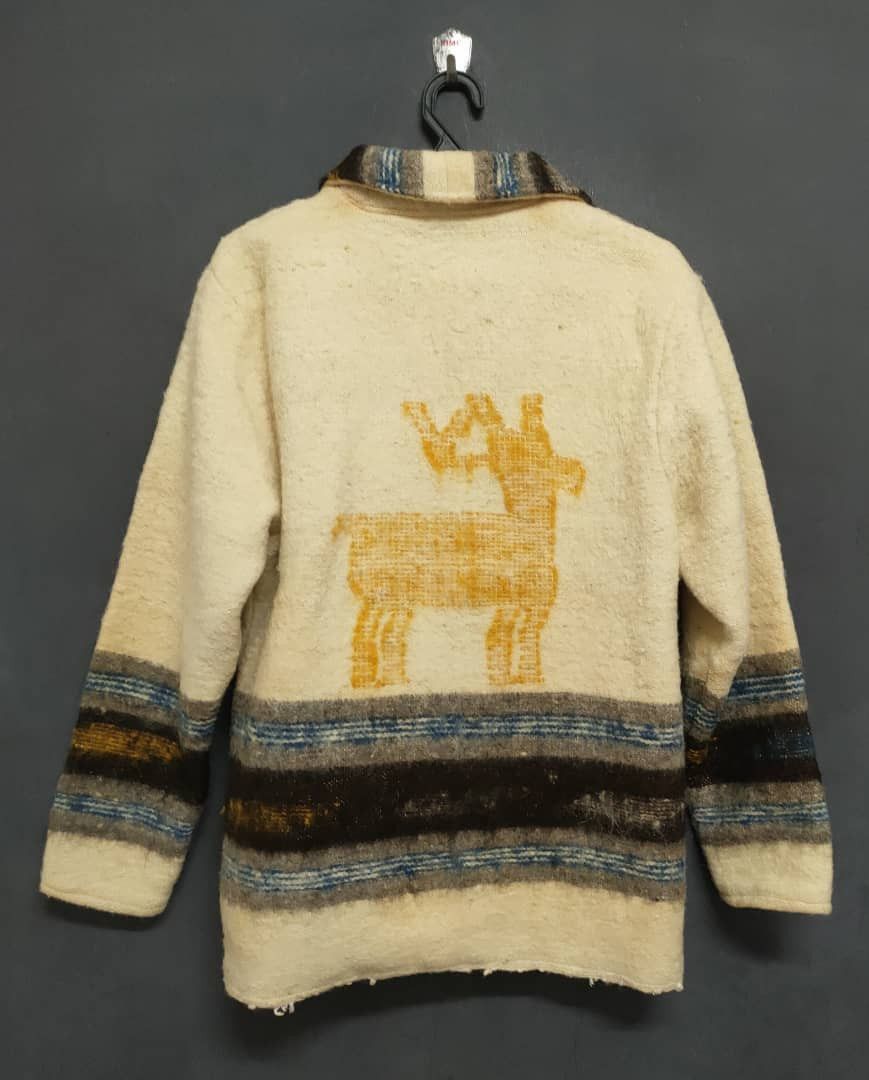Native Vtg Printed wool Jacket Made in Guatemala Size US M / EU 48-50 / 2 - 2 Thumbnail