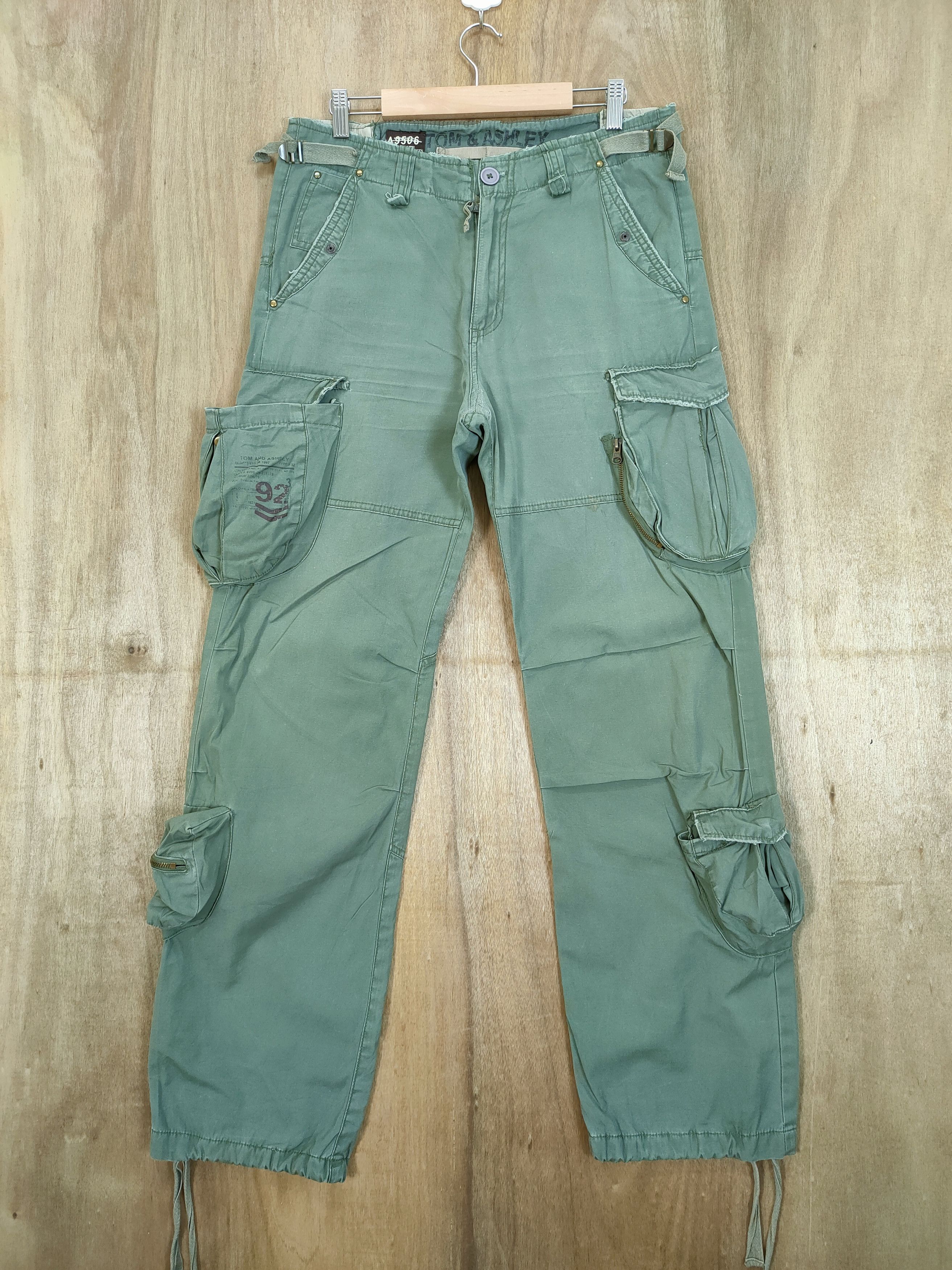 VINTAGE ASHLEY CARGO PANTS MULTIPOCKET TACTICAL
