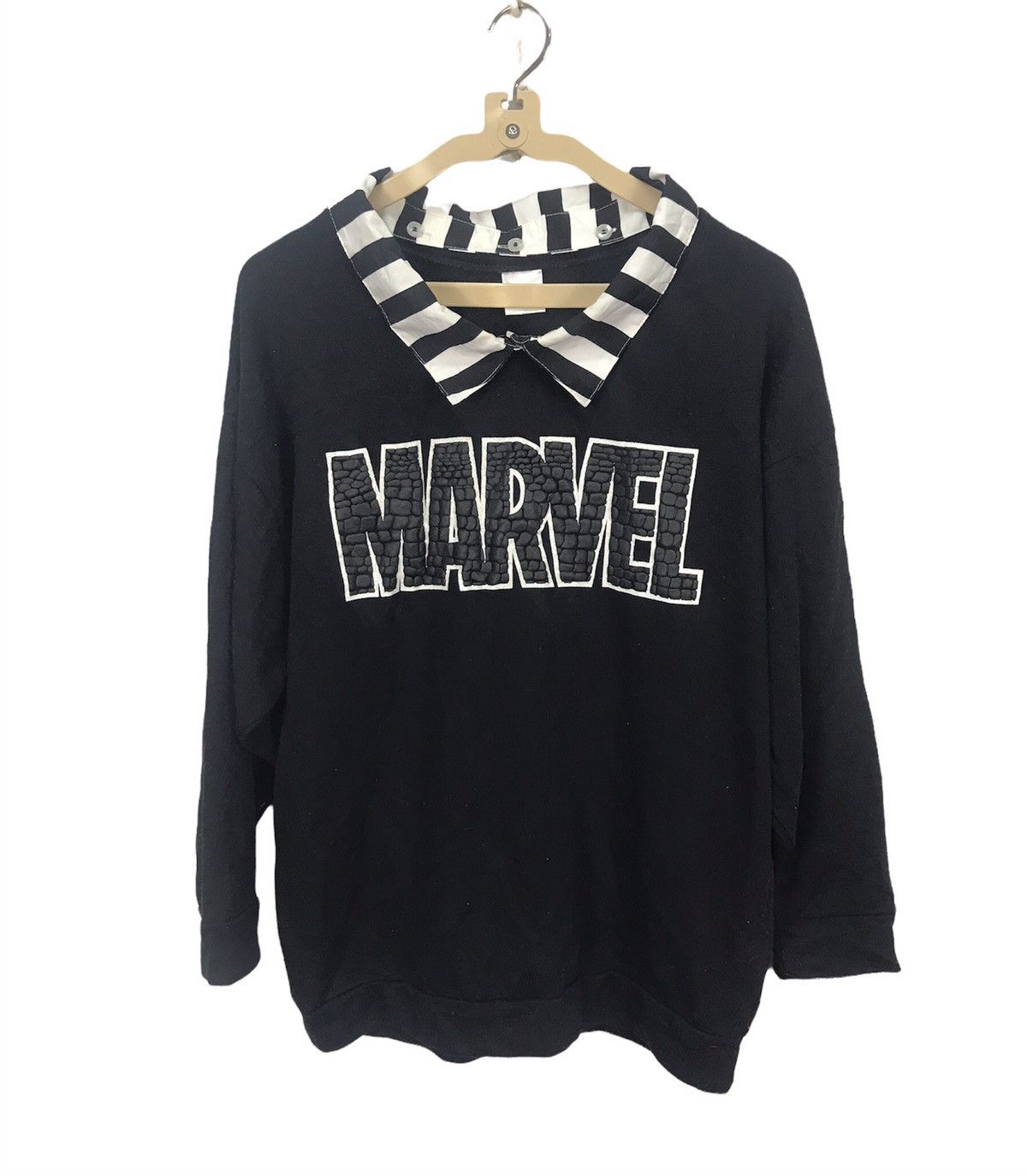 Marvel Comics Marvel polos sweatshirt spellout Size US M / EU 48-50 / 2 - 2 Thumbnail
