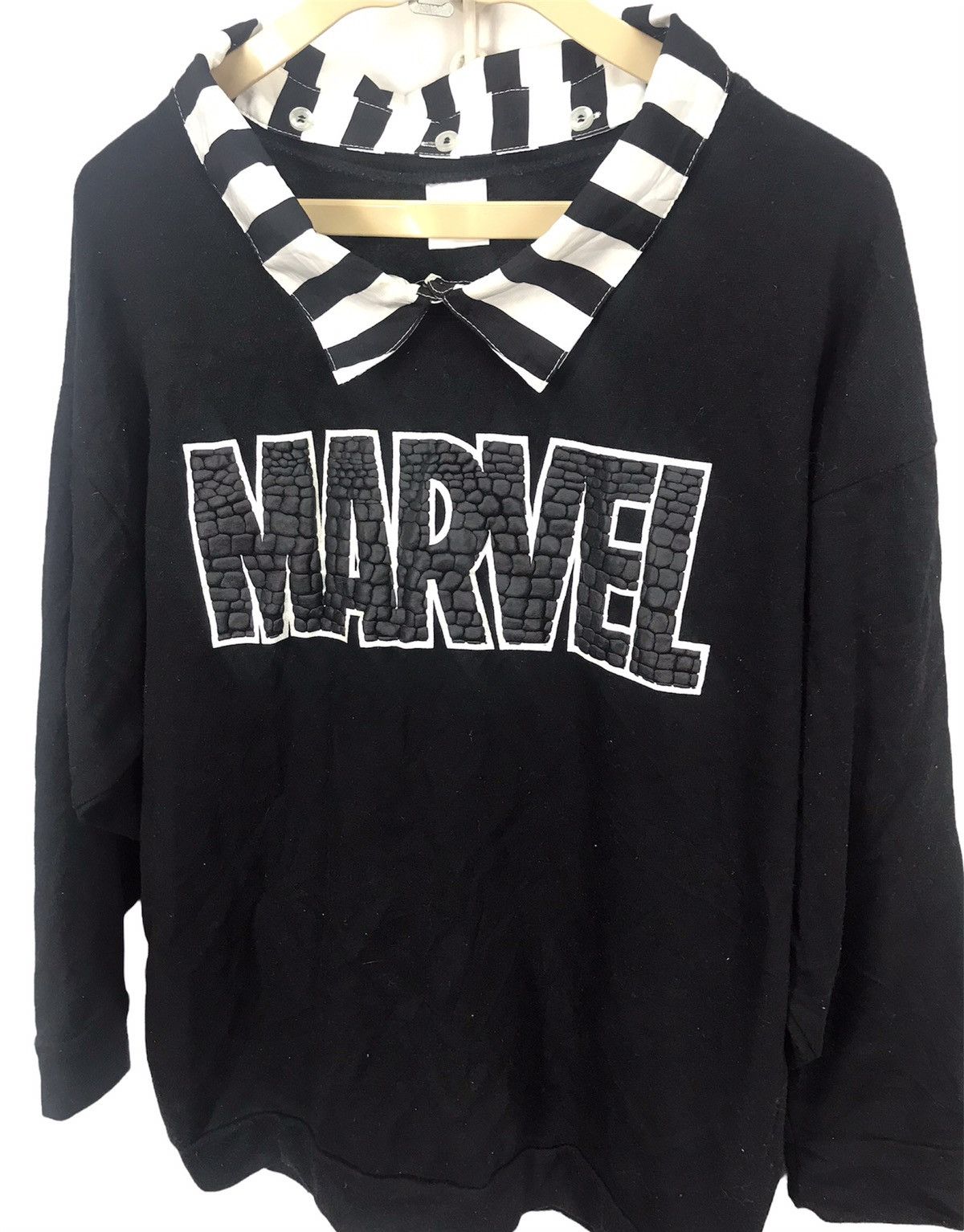 Marvel Comics Marvel polos sweatshirt spellout Size US M / EU 48-50 / 2 - 1 Thumbnail