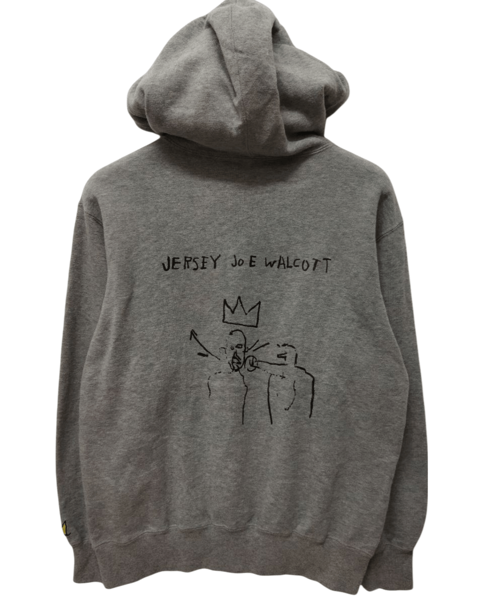 Vintage Rare🔥Jean Michel Basquiat Jersey Joe Walcott Hoodie Grailed