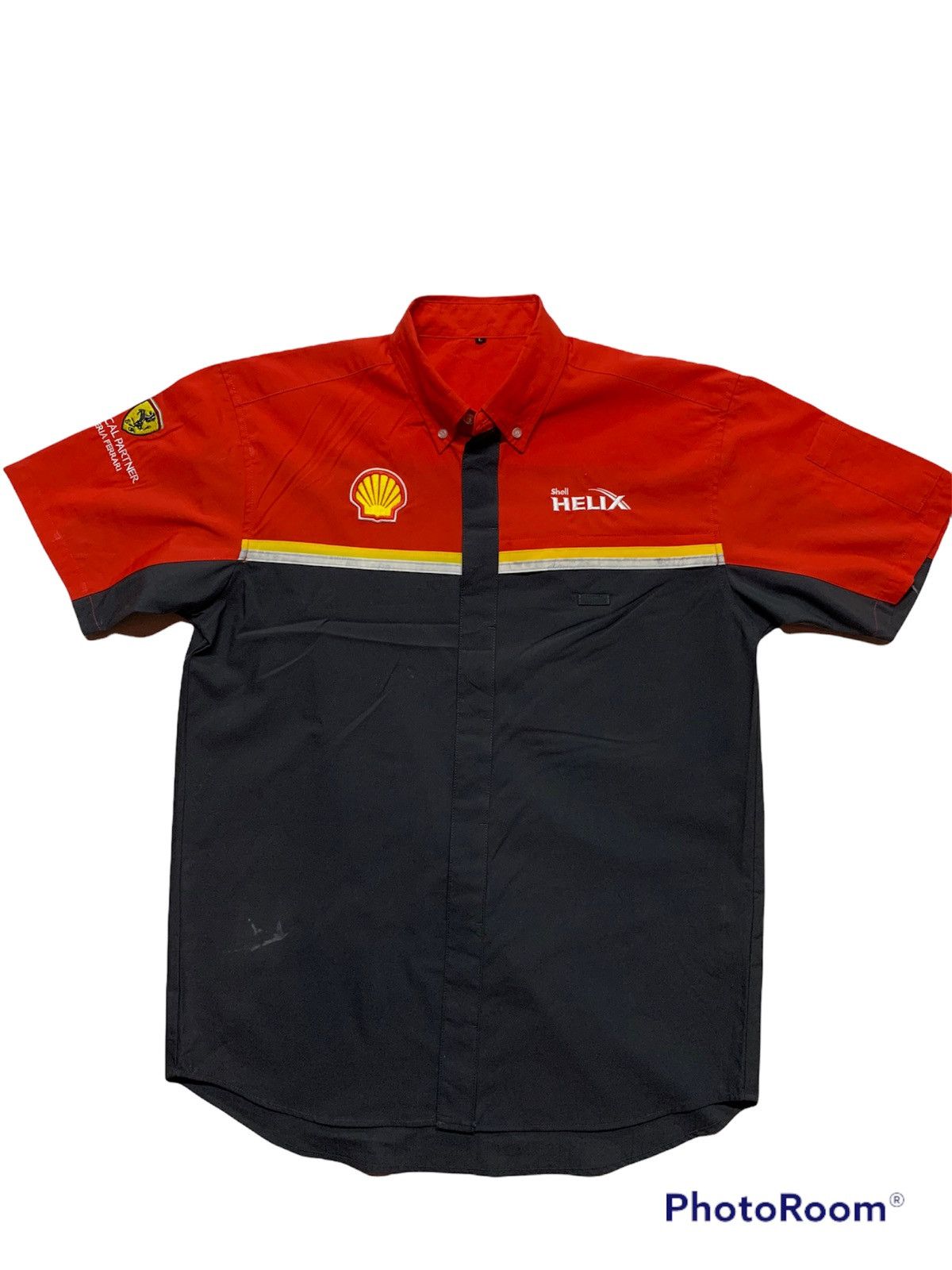 Ferrari × Vintage Shell x Ferrari Shirt L Size US M / EU 48-50 / 2 - 2 Thumbnail