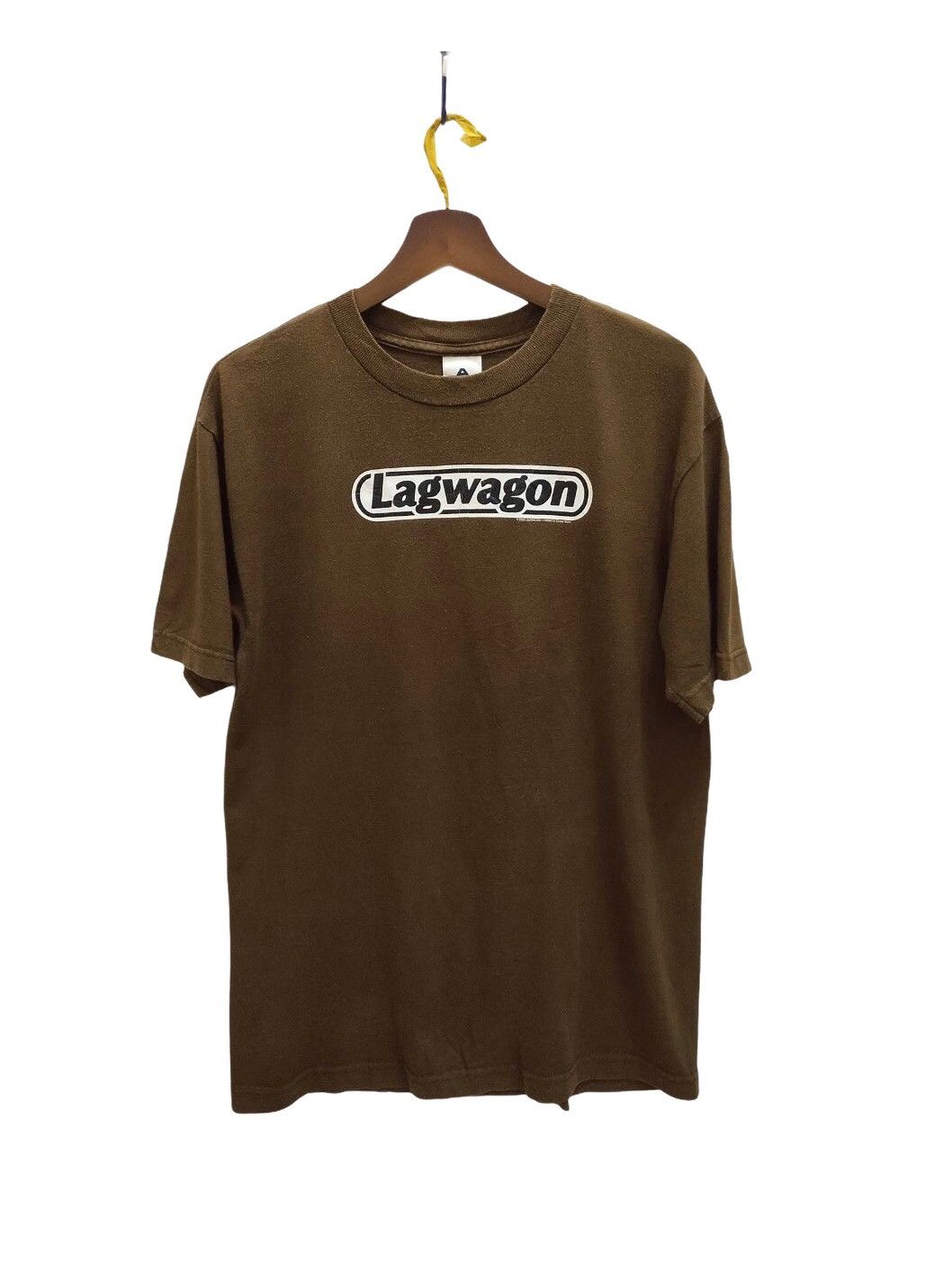 image of Band Tees x Rock T Shirt Vintage Lagwagon Punk Rock Band Tee in Brown, Men's (Size Medium)