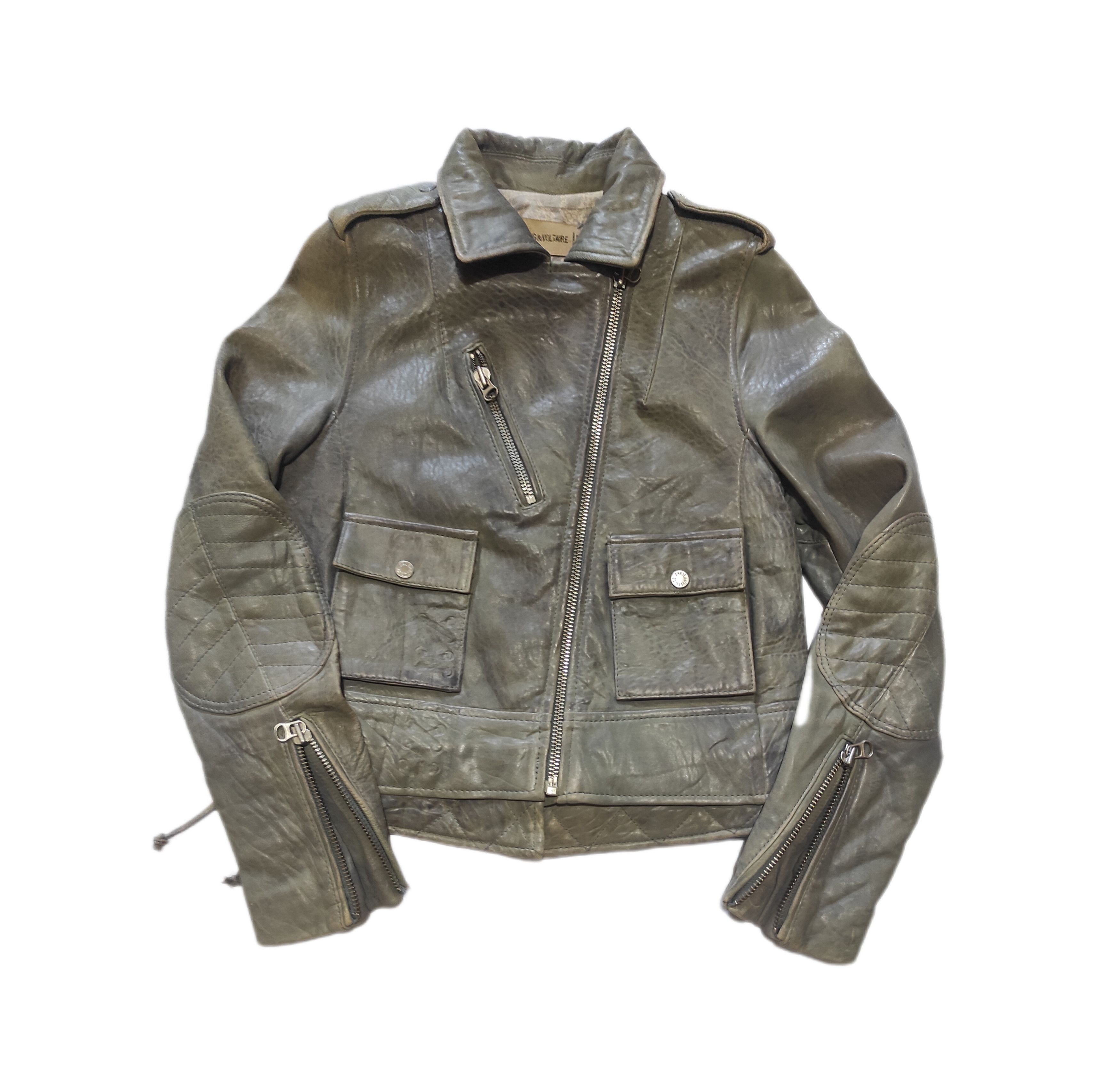 Zadig & Voltaire Zadig & Voltaire Biker / Rock N' Roll Leather Jacket Size M / US 6-8 / IT 42-44 - 2 Thumbnail