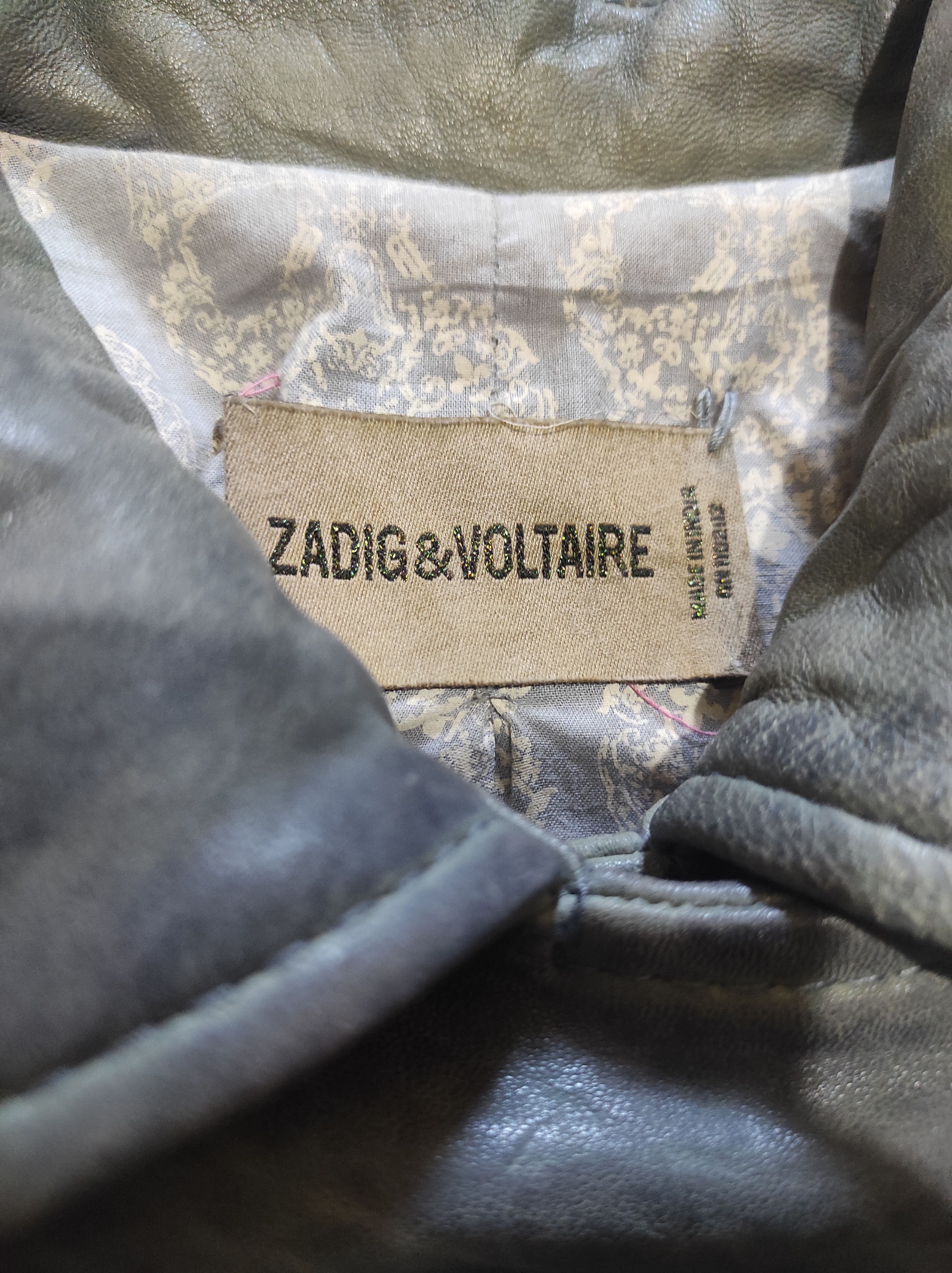 Zadig & Voltaire Zadig & Voltaire Biker / Rock N' Roll Leather Jacket Size M / US 6-8 / IT 42-44 - 11 Thumbnail