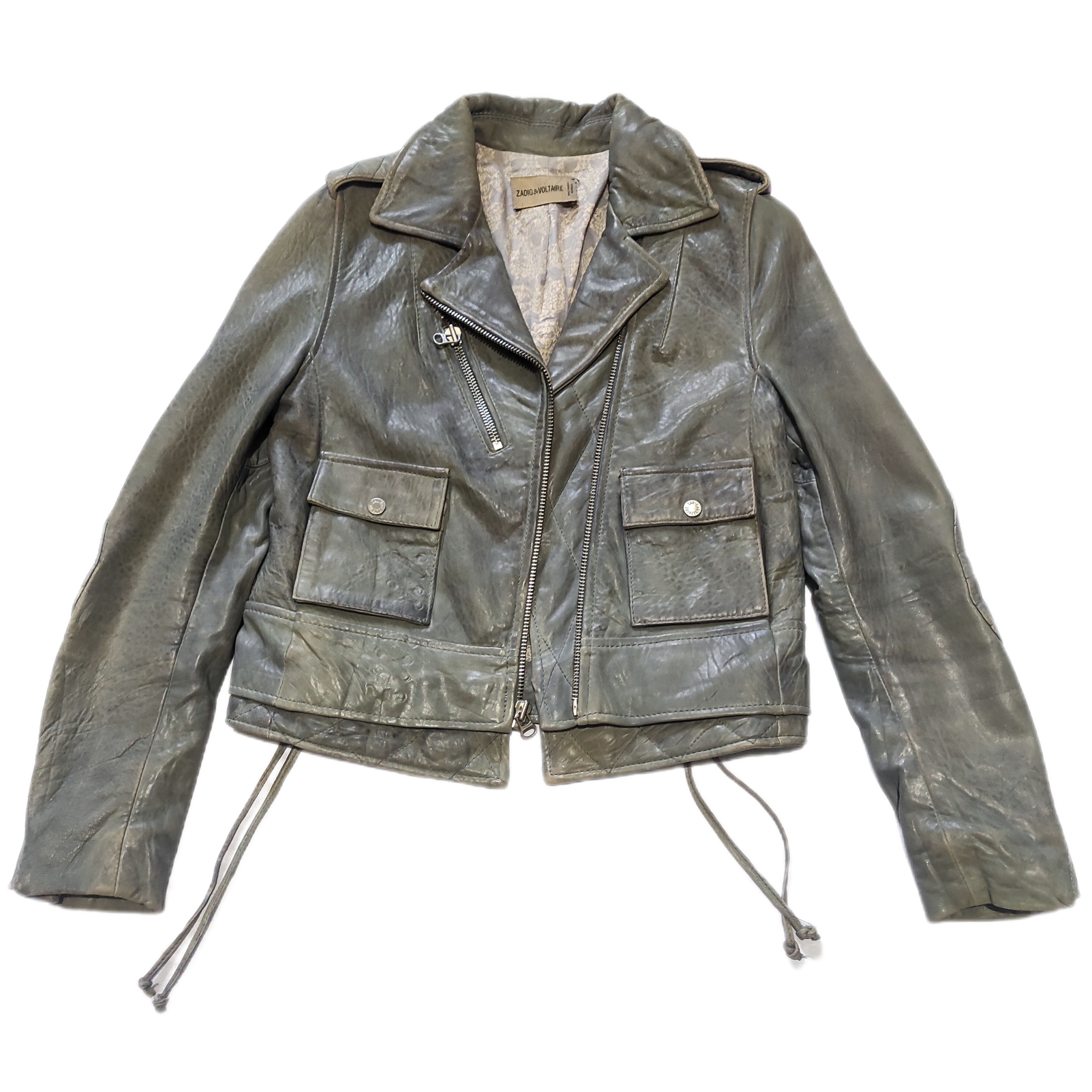 Zadig & Voltaire Zadig & Voltaire Biker / Rock N' Roll Leather Jacket Size M / US 6-8 / IT 42-44 - 1 Thumbnail