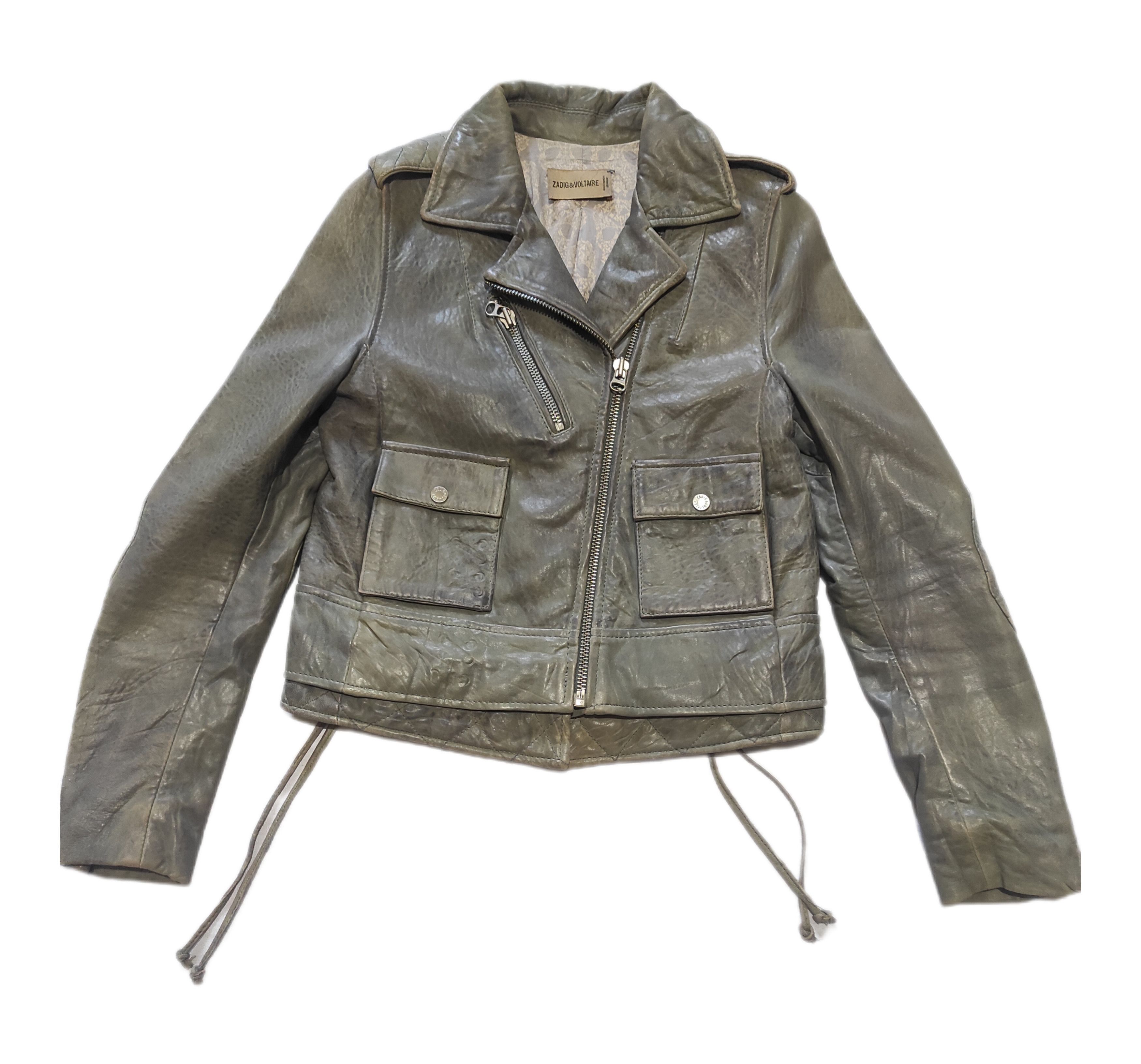 Zadig & Voltaire Zadig & Voltaire Biker / Rock N' Roll Leather Jacket Size M / US 6-8 / IT 42-44 - 3 Thumbnail