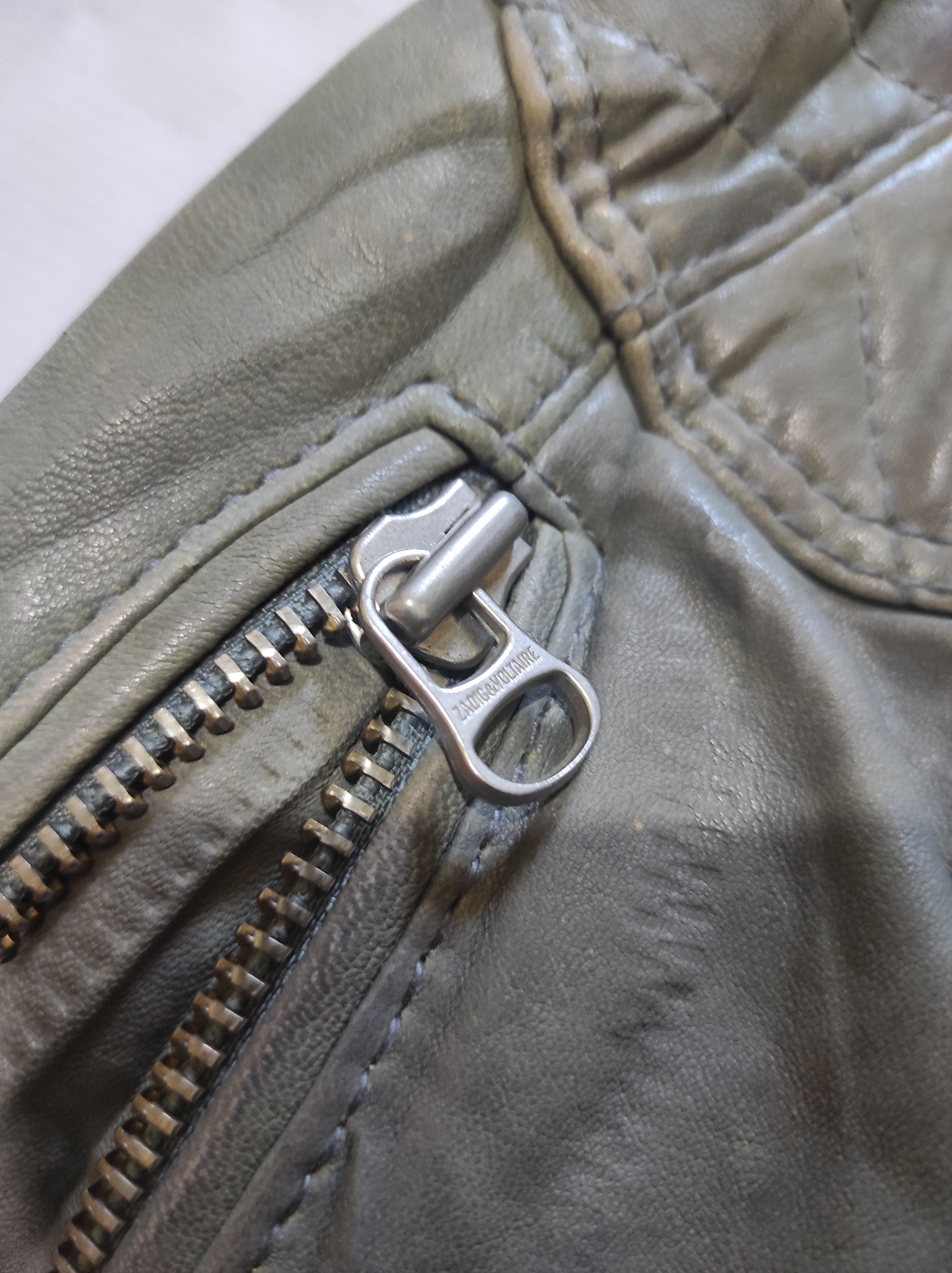 Zadig & Voltaire Zadig & Voltaire Biker / Rock N' Roll Leather Jacket Size M / US 6-8 / IT 42-44 - 9 Thumbnail