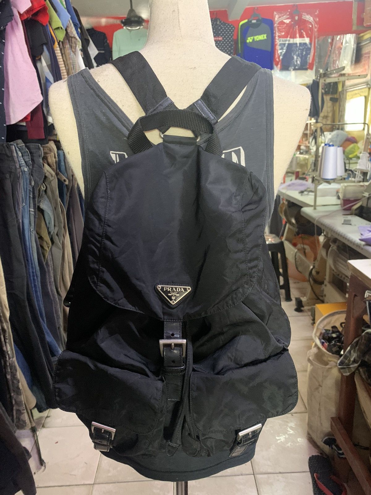 Prada Prada black re-nylon backpack with pouch (binding offer) Size ONE SIZE - 19 Thumbnail