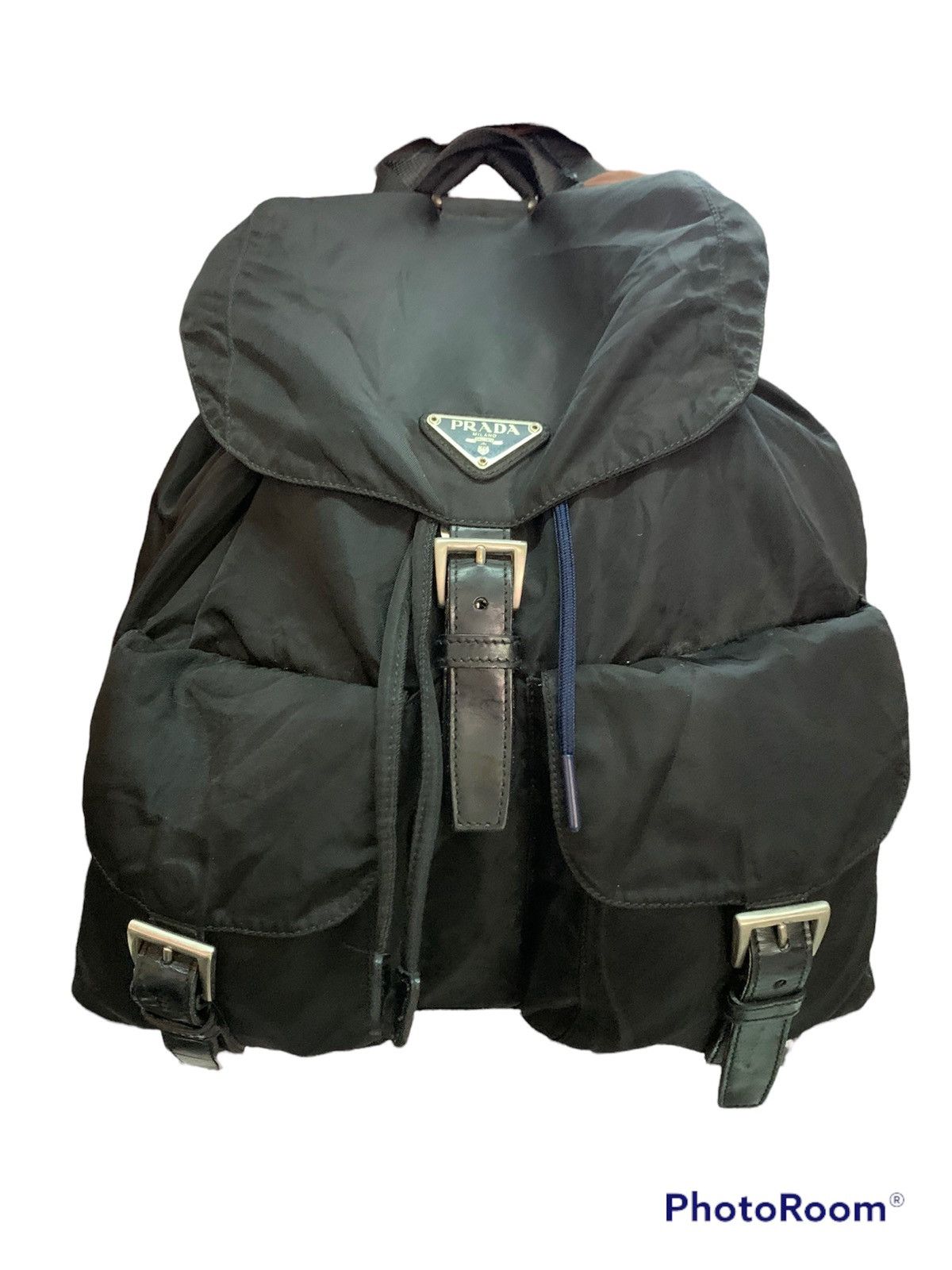 Prada Prada black re-nylon backpack with pouch (binding offer) Size ONE SIZE - 2 Thumbnail