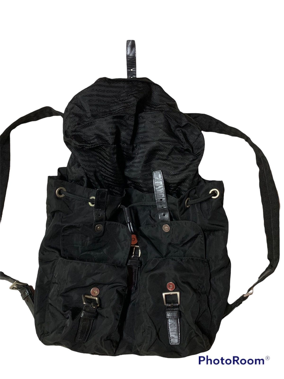 Prada Prada black re-nylon backpack with pouch (binding offer) Size ONE SIZE - 6 Thumbnail
