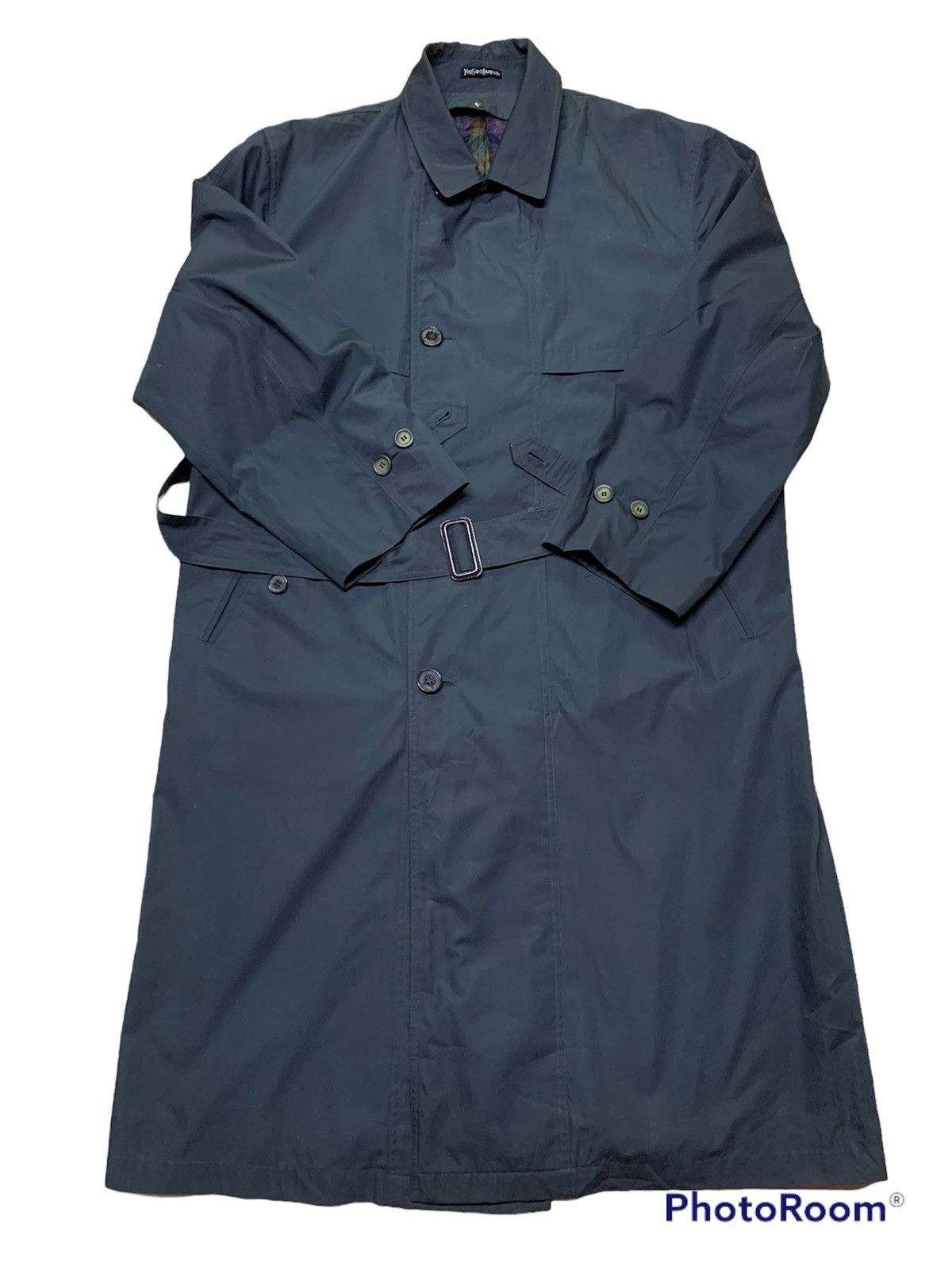 Yves Saint Laurent Yvette saint laurent long trench coat Size US L / EU 52-54 / 3 - 3 Thumbnail