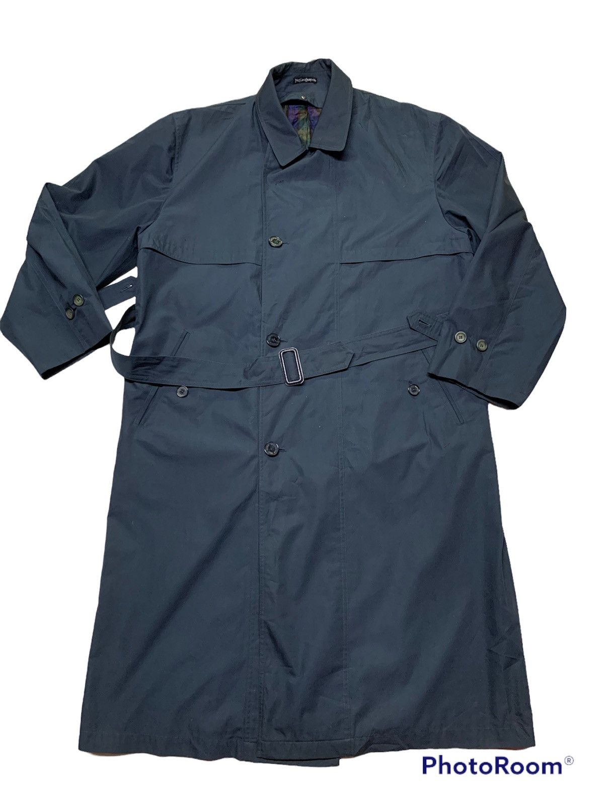 Yves Saint Laurent Yvette saint laurent long trench coat Size US L / EU 52-54 / 3 - 2 Thumbnail