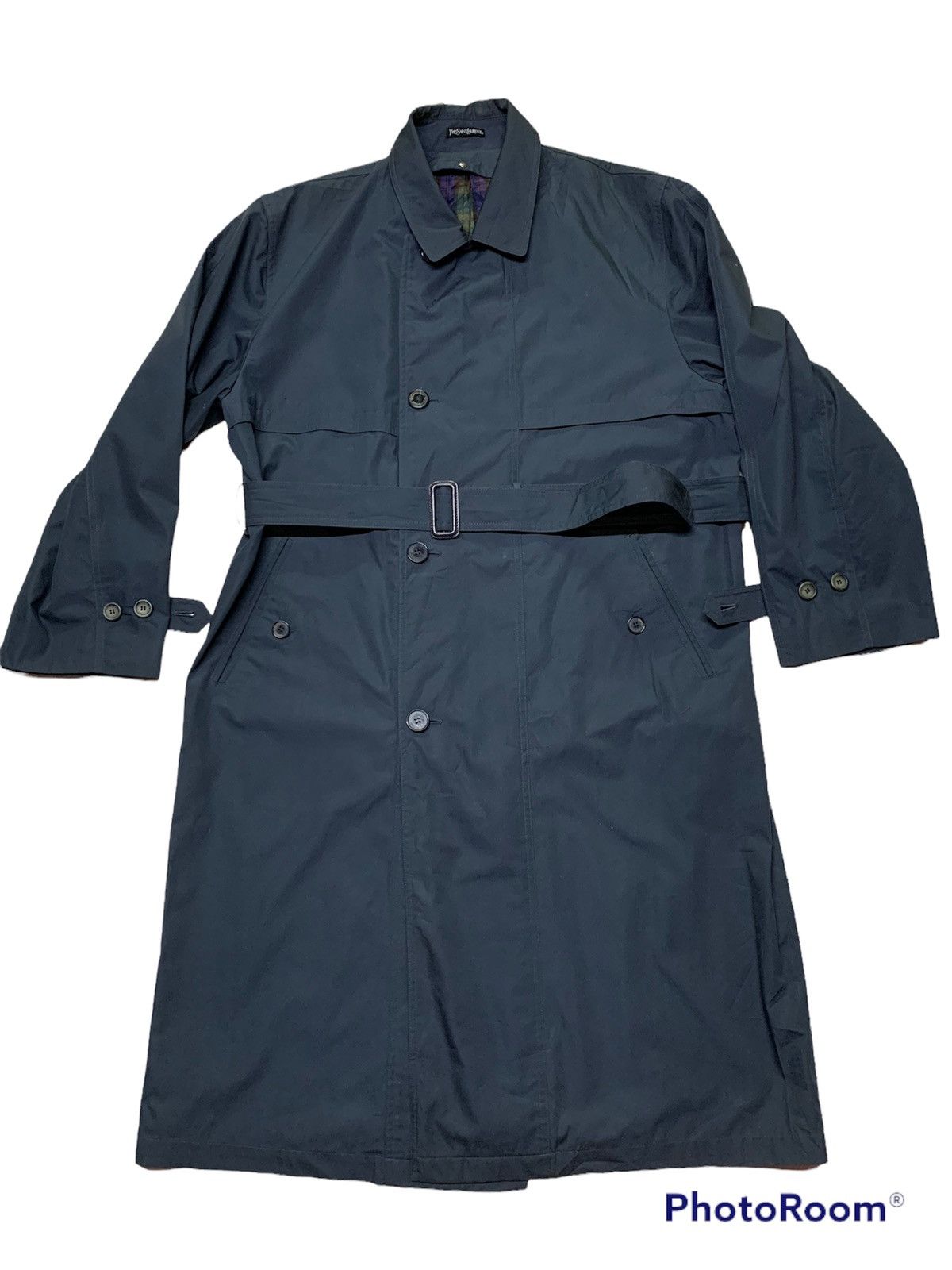 Yves Saint Laurent Yvette saint laurent long trench coat | Grailed