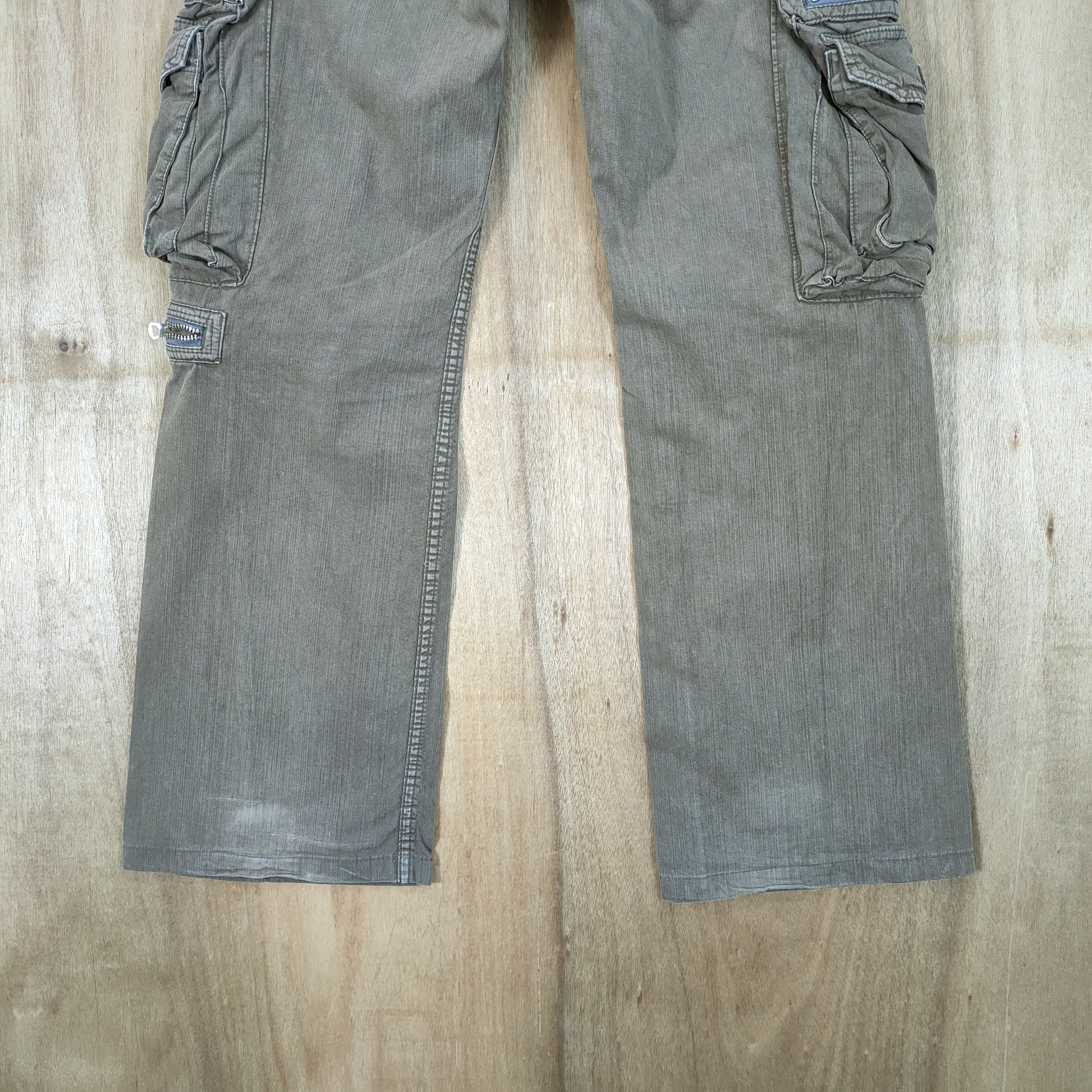 Japanese Brand MADE IN NIPPON FLARE CARGO PANTS MULTIPOCKET TACTICAL Size US 32 / EU 48 - 7 Thumbnail
