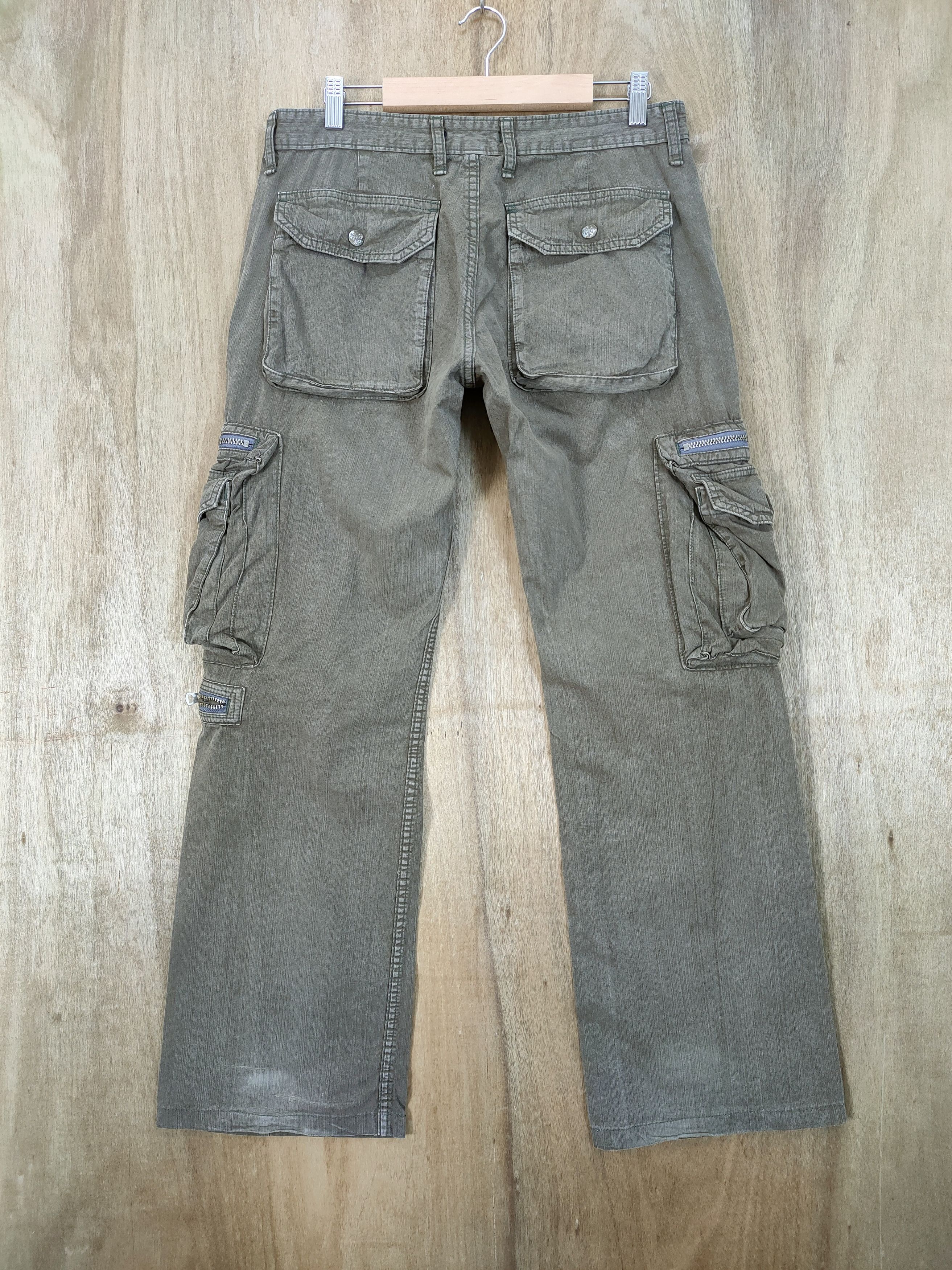 Japanese Brand MADE IN NIPPON FLARE CARGO PANTS MULTIPOCKET TACTICAL Size US 32 / EU 48 - 5 Thumbnail