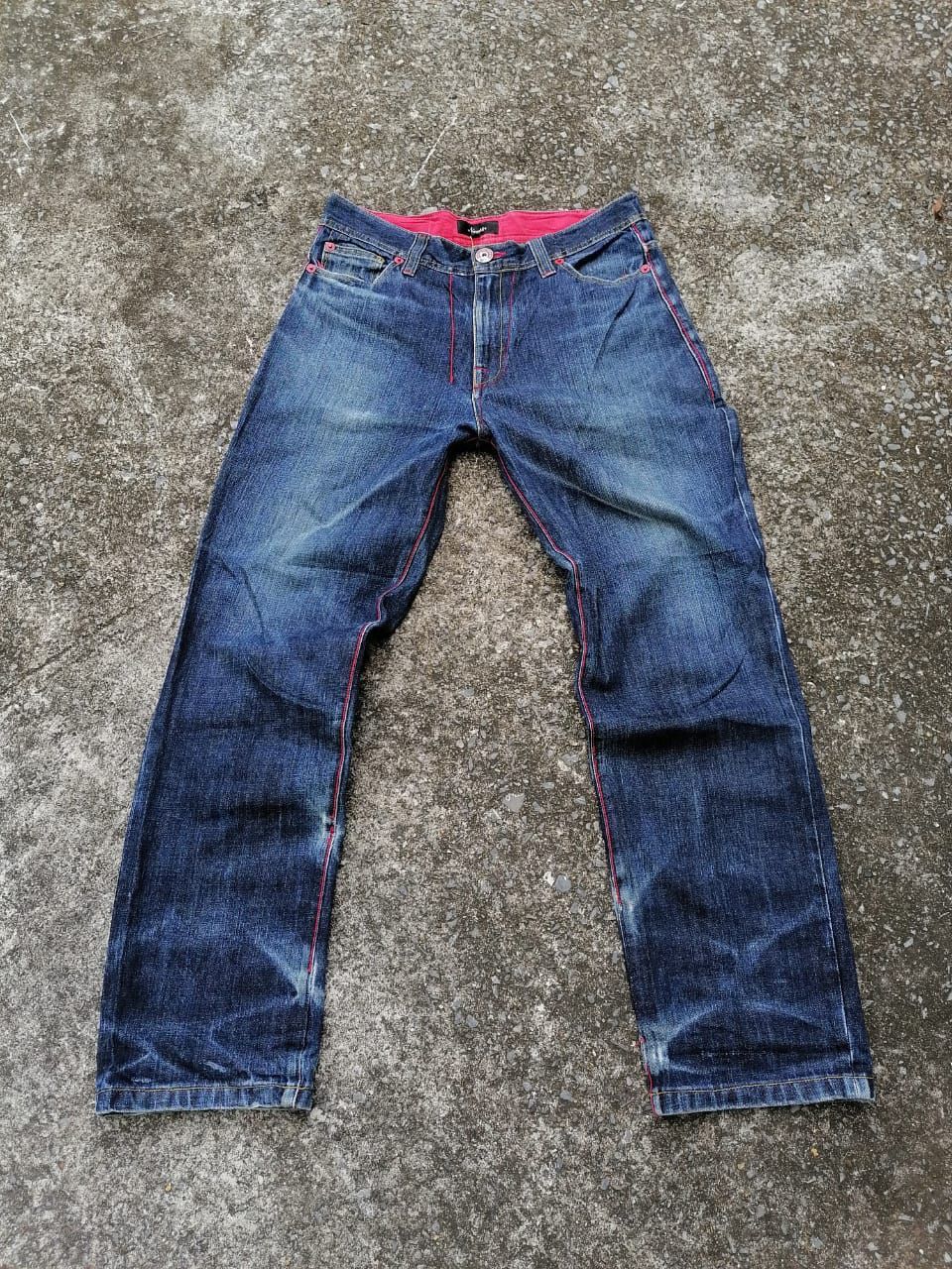 Japanese Brand Naughty Skateboards Wear Made In Japan Denim Jeans Size US 34 / EU 50 - 1 Thumbnail