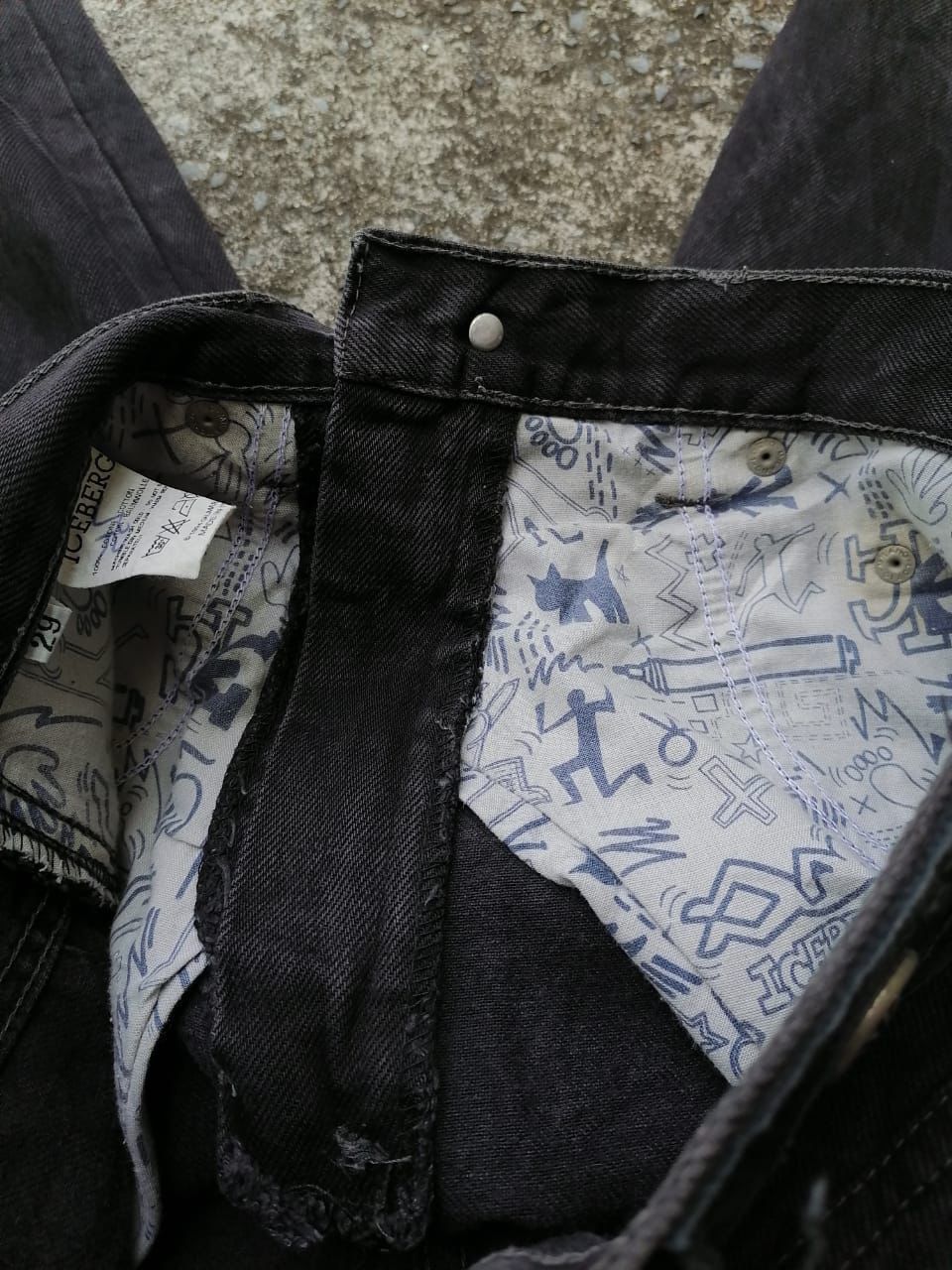 Iceberg Iceberg Black Denim Jeans Size US 28 / EU 44 - 3 Thumbnail