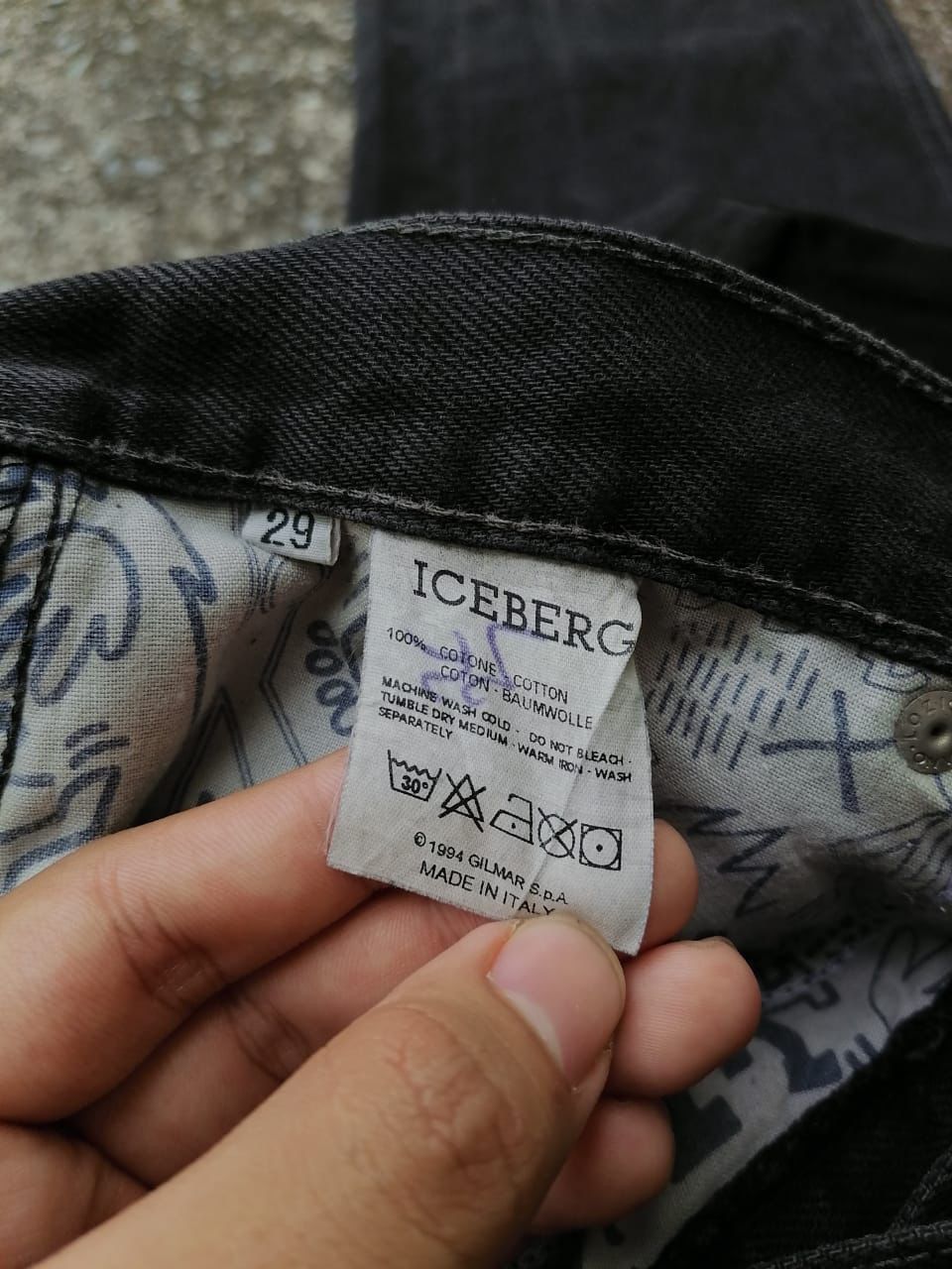 Iceberg Iceberg Black Denim Jeans Size US 28 / EU 44 - 4 Thumbnail