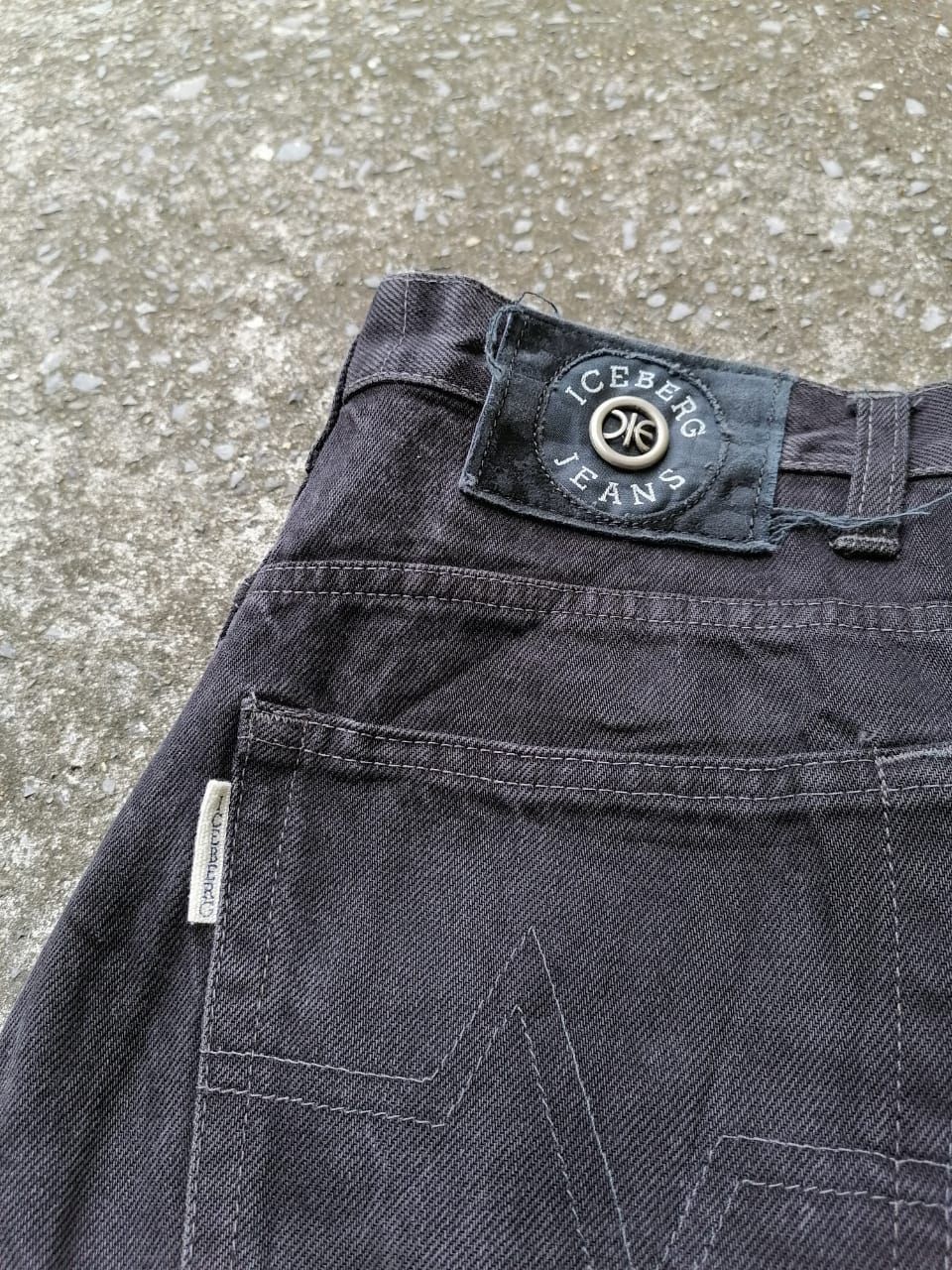 Iceberg Iceberg Black Denim Jeans Size US 28 / EU 44 - 7 Thumbnail