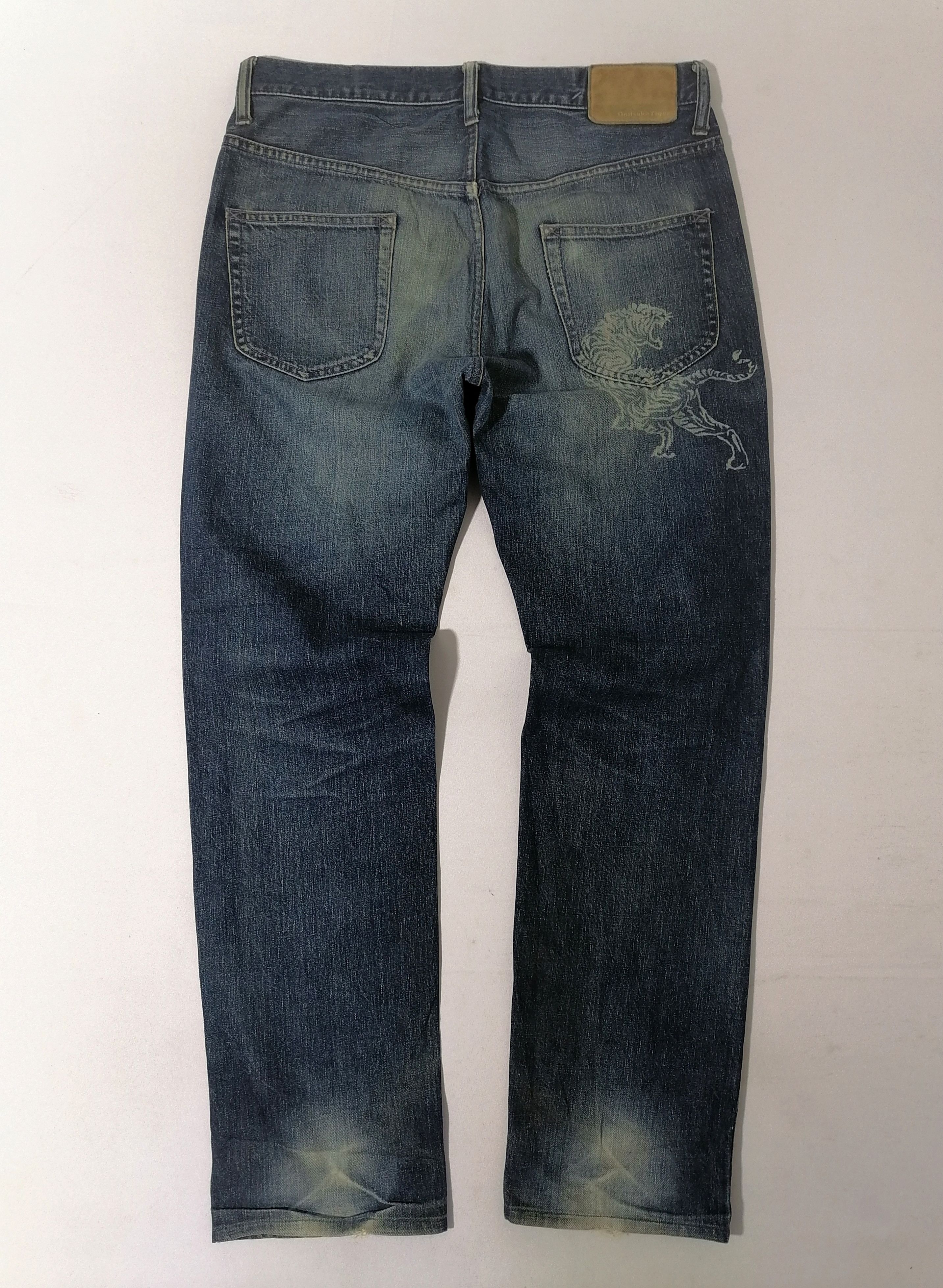 Asics × Japanese Brand × Onitsuka Tiger Onitsuka Tiger Denim Jeans Size US 33 - 1 Thumbnail