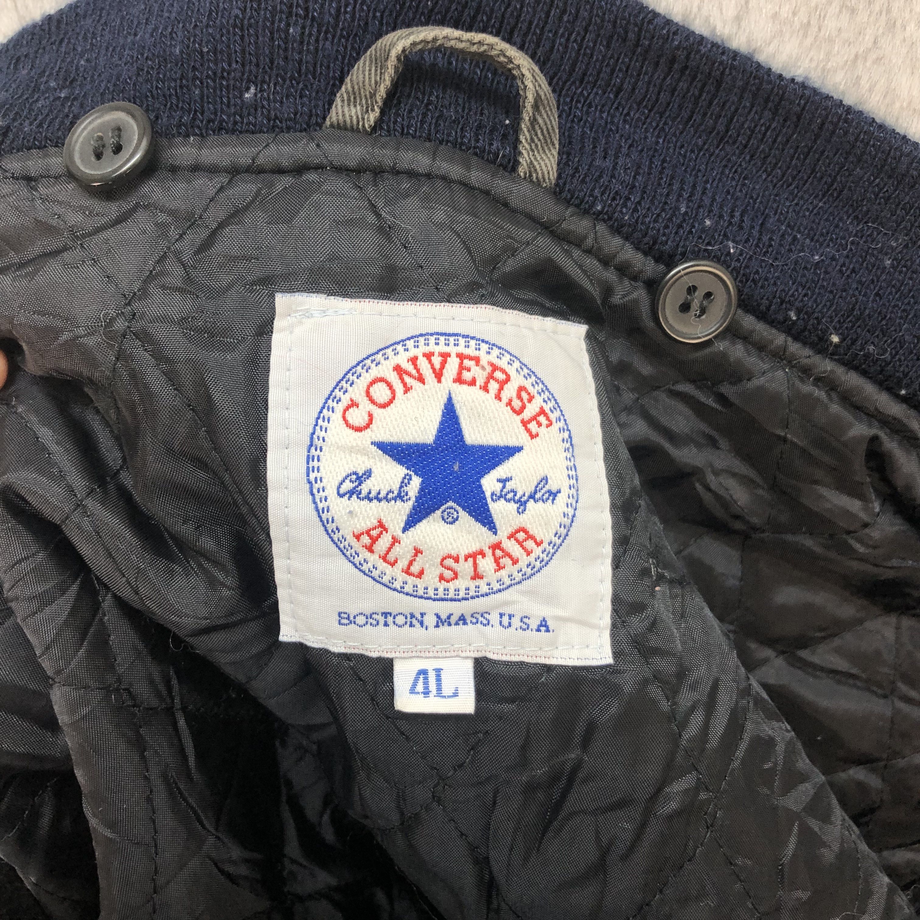 Converse Converse Embroidery Big Logo Bombers Jacket #1853-73 Size US XXL / EU 58 / 5 - 14 Thumbnail