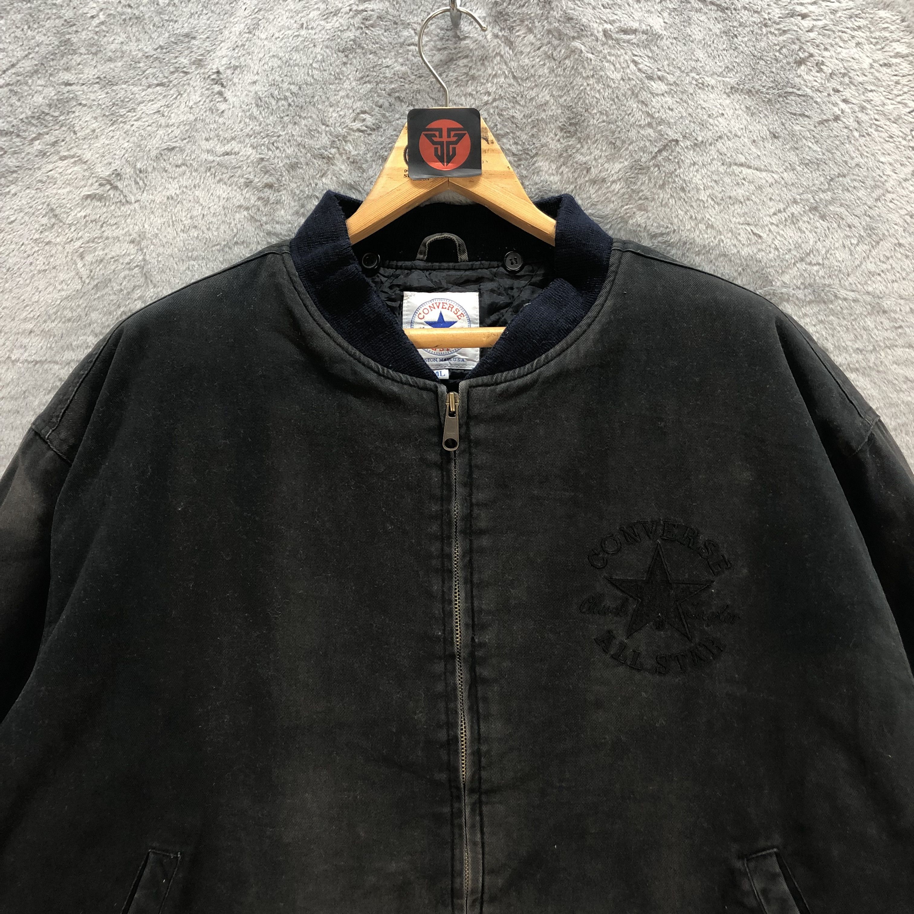 Converse Converse Embroidery Big Logo Bombers Jacket #1853-73 Size US XXL / EU 58 / 5 - 6 Thumbnail