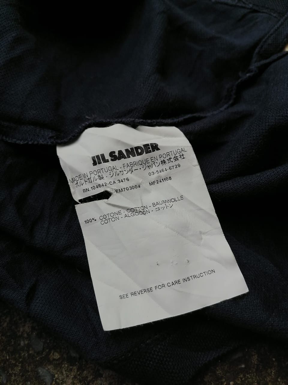 Jil Sander Jil Sander Nice Design Polos Shirt Size US M / EU 48-50 / 2 - 5 Thumbnail