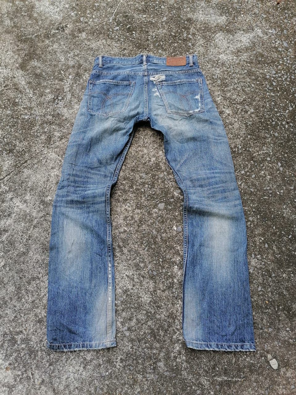 Ego Tripping × Japanese Brand Ego Tripping Made In Japan Distressed Denim Jeans Size US 32 / EU 48 - 4 Thumbnail