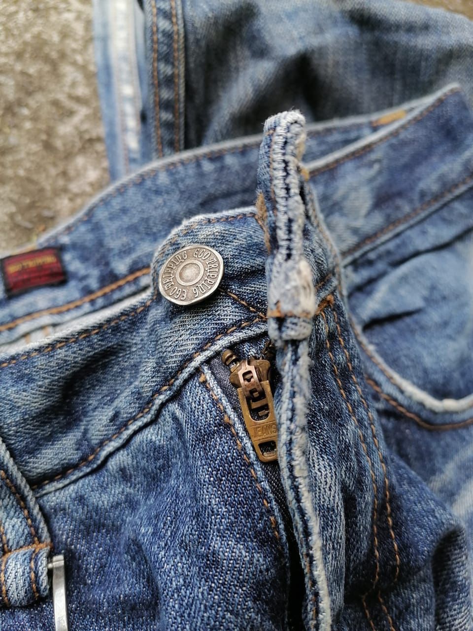 Ego Tripping × Japanese Brand Ego Tripping Made In Japan Distressed Denim Jeans Size US 32 / EU 48 - 3 Thumbnail