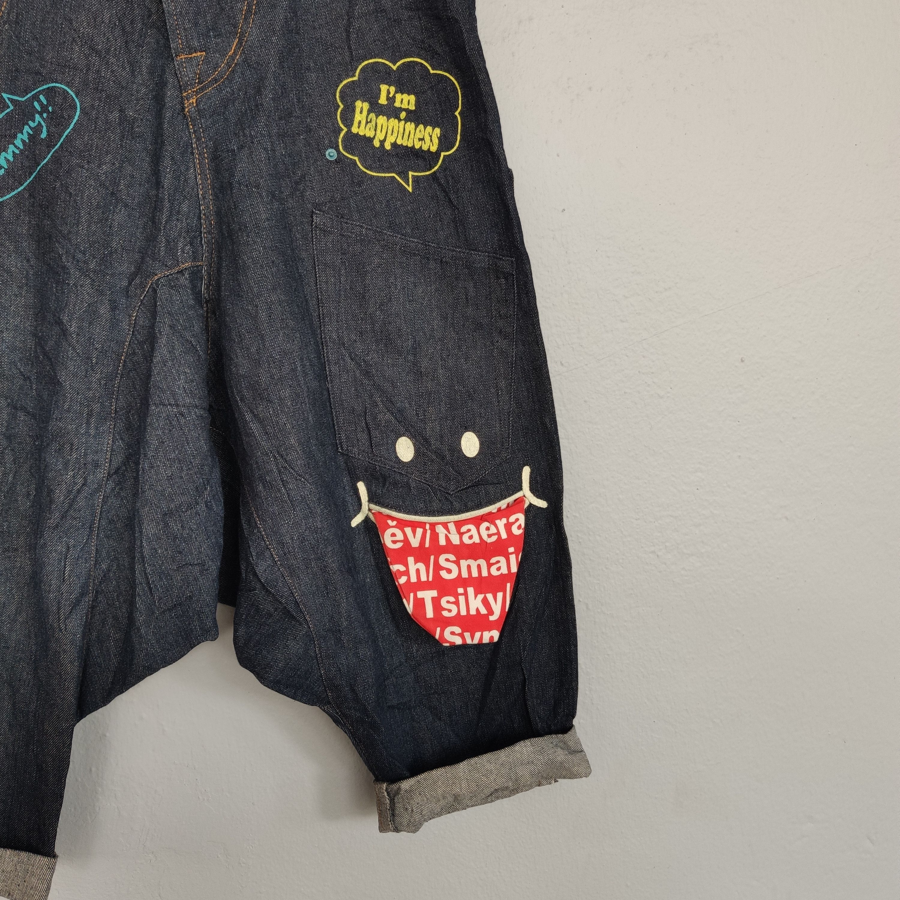 Japanese Brand UP SMILE SKATEBOARDS RARE DESIGN BALLOON TYPE DENIM Size US 32 / EU 48 - 15 Thumbnail