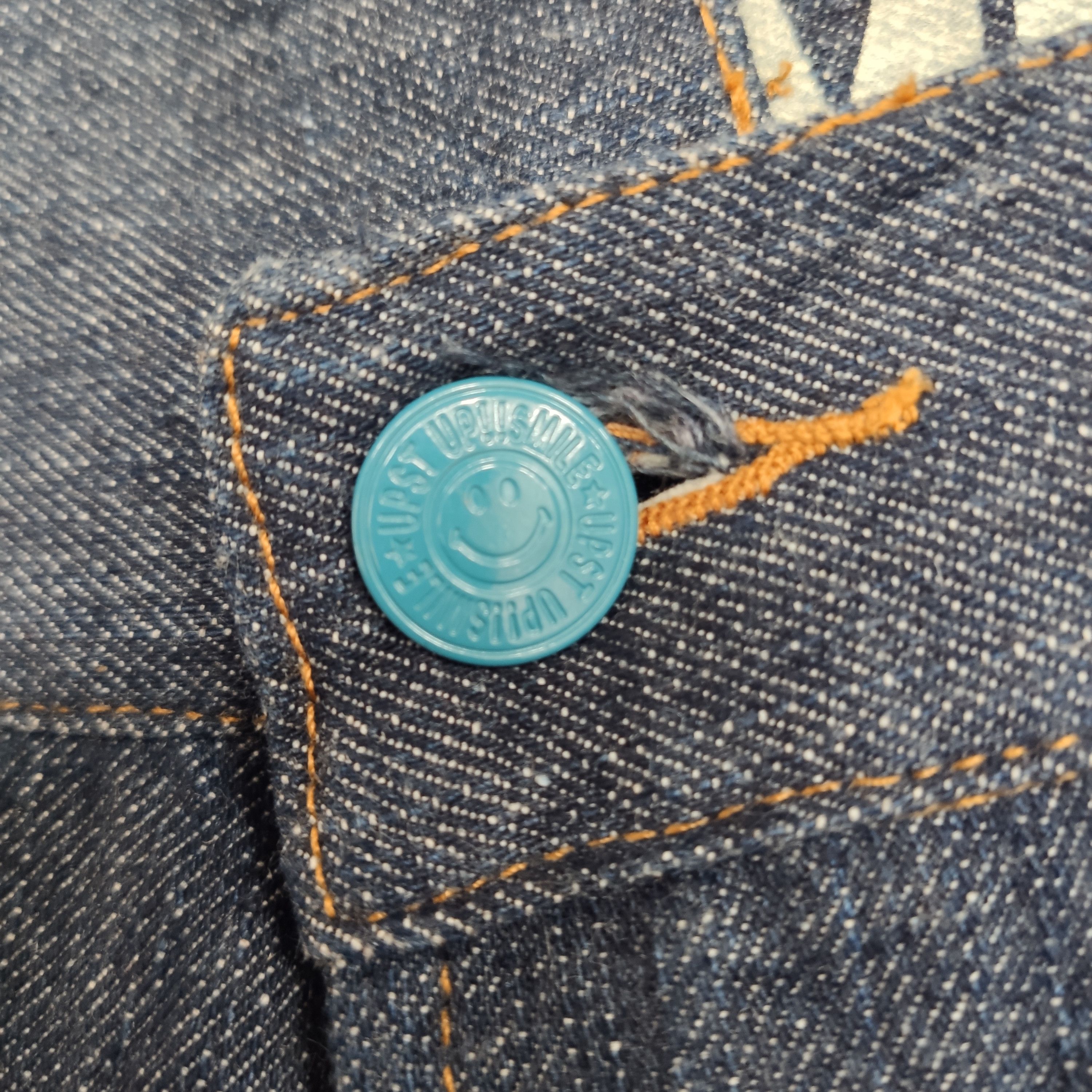 Japanese Brand UP SMILE SKATEBOARDS RARE DESIGN BALLOON TYPE DENIM Size US 32 / EU 48 - 12 Thumbnail