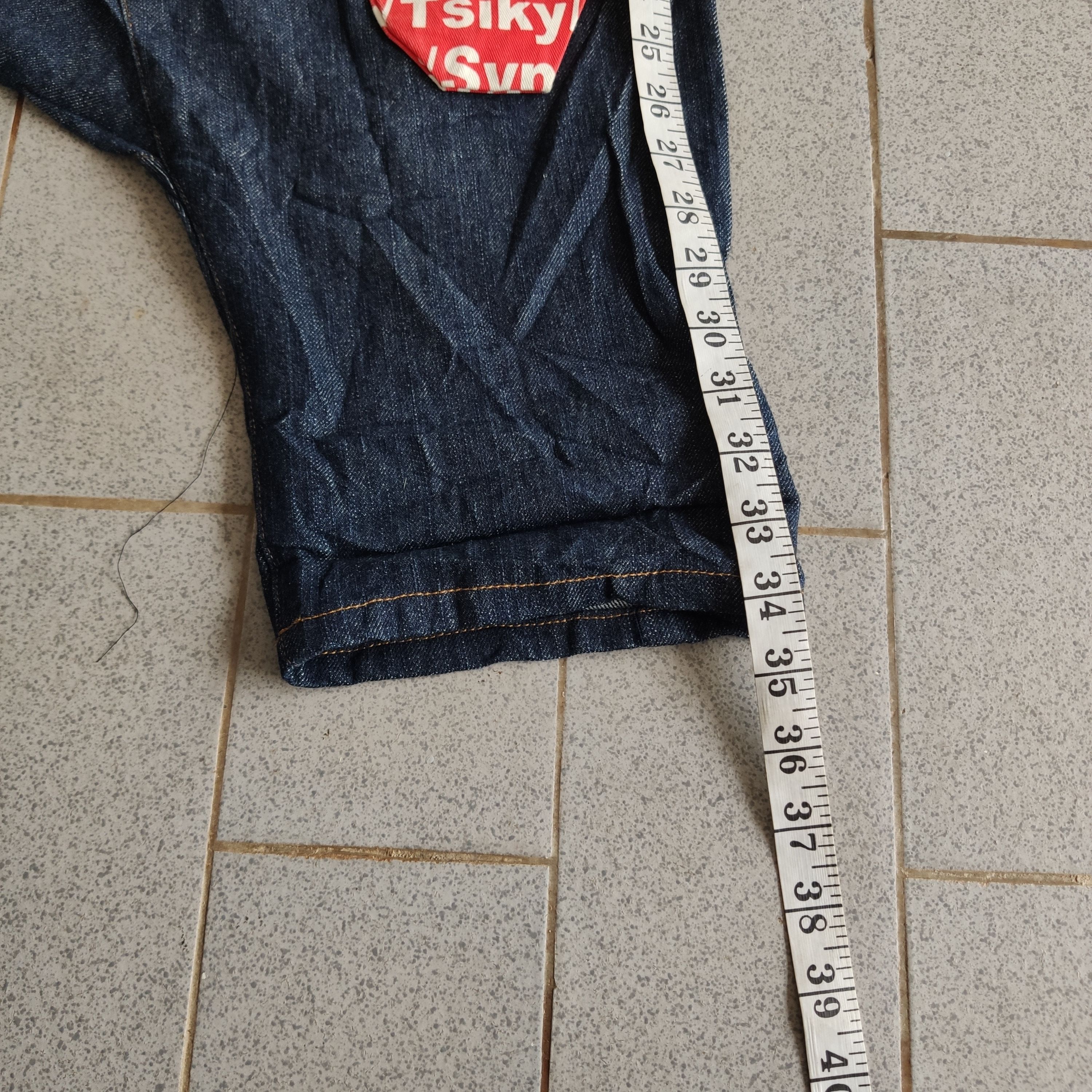 Japanese Brand UP SMILE SKATEBOARDS RARE DESIGN BALLOON TYPE DENIM Size US 32 / EU 48 - 3 Thumbnail