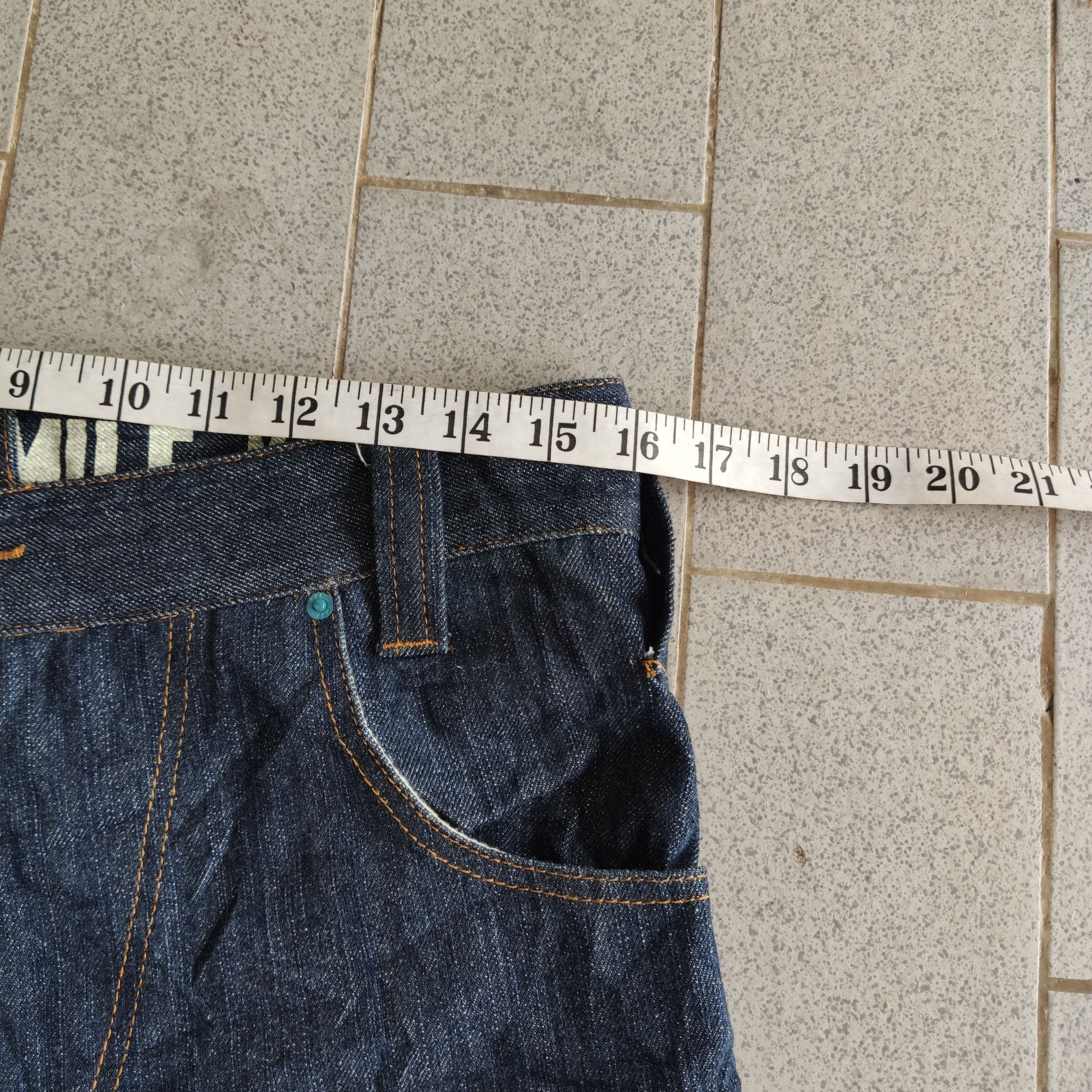 Japanese Brand UP SMILE SKATEBOARDS RARE DESIGN BALLOON TYPE DENIM Size US 32 / EU 48 - 4 Thumbnail
