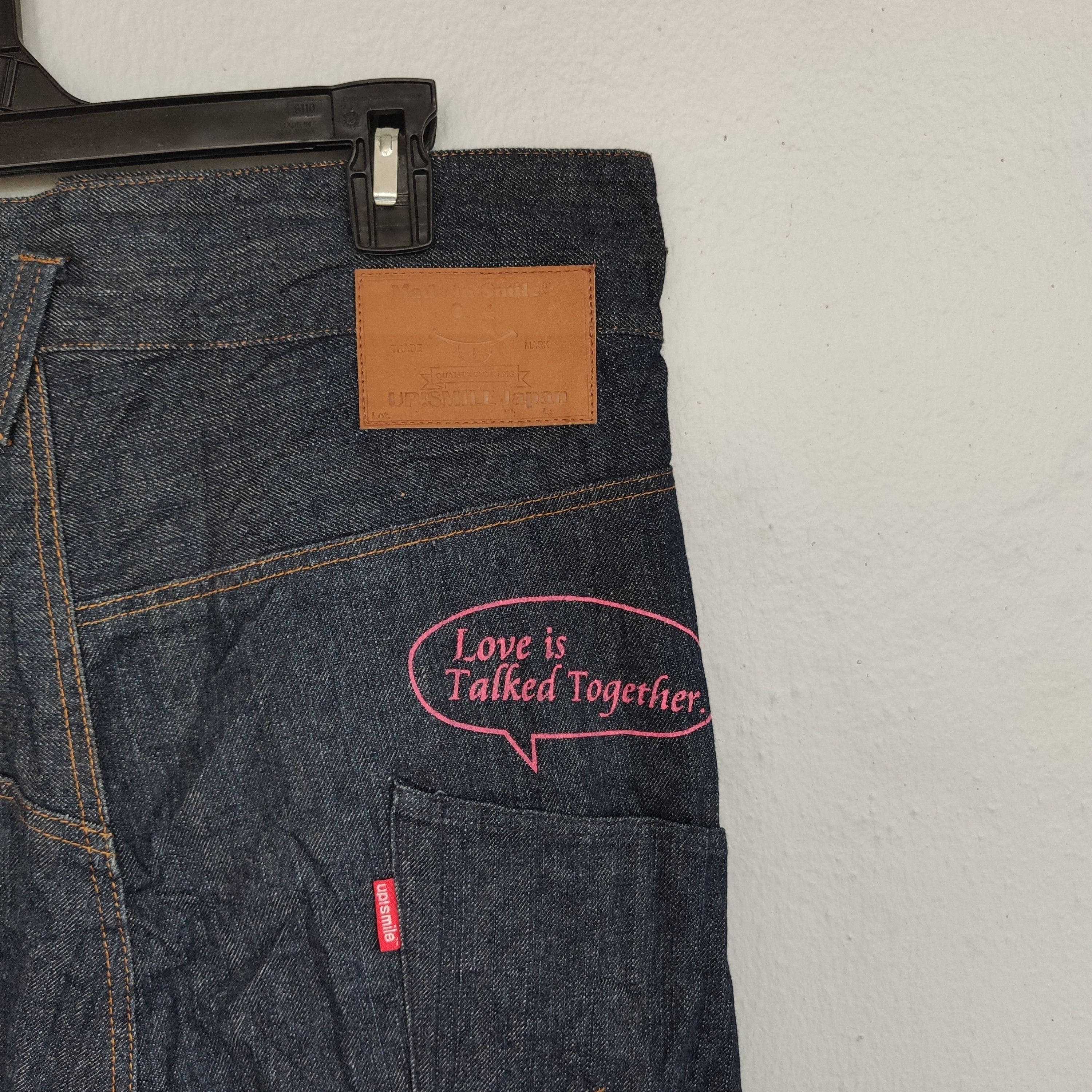 Japanese Brand UP SMILE SKATEBOARDS RARE DESIGN BALLOON TYPE DENIM Size US 32 / EU 48 - 8 Thumbnail