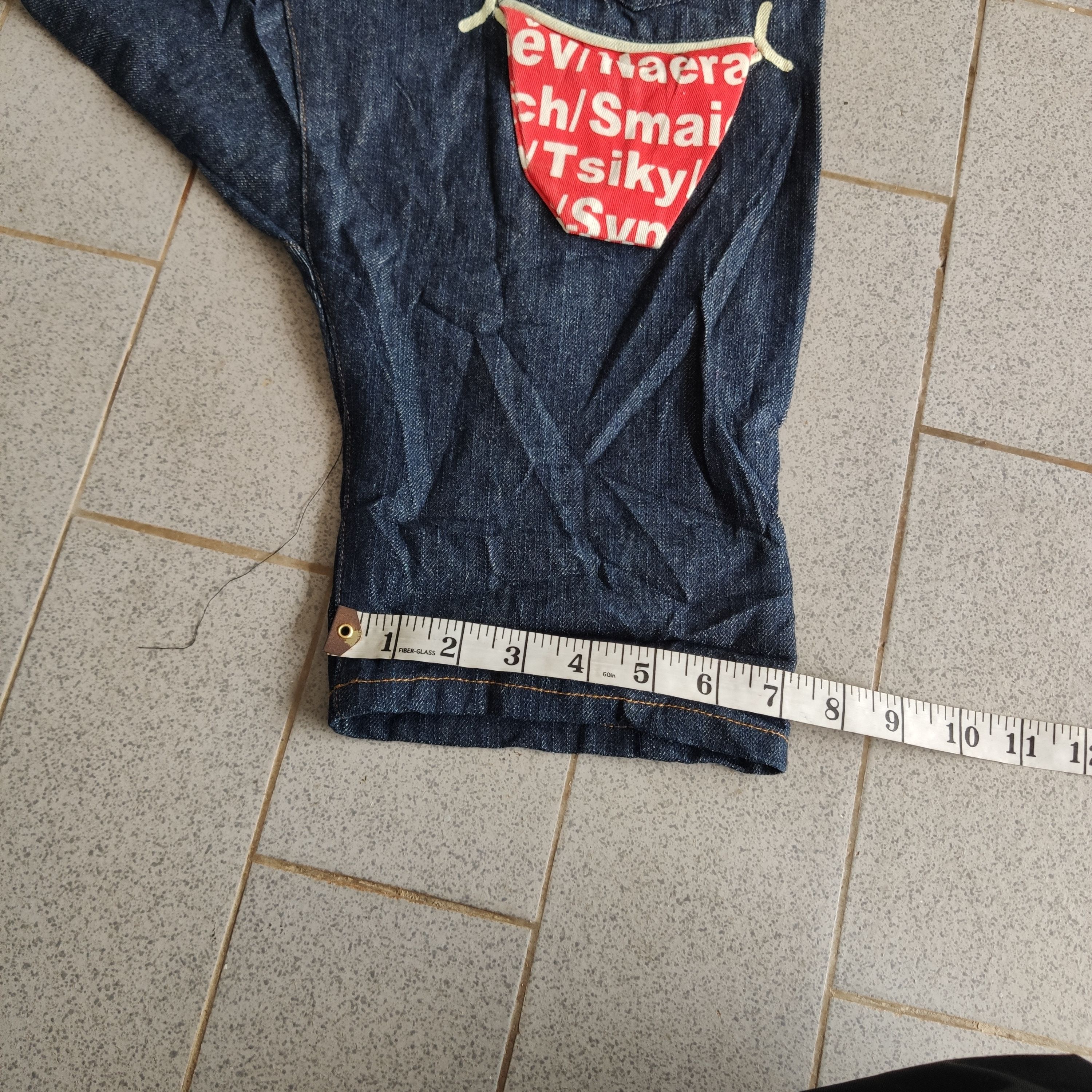 Japanese Brand UP SMILE SKATEBOARDS RARE DESIGN BALLOON TYPE DENIM Size US 32 / EU 48 - 2 Thumbnail