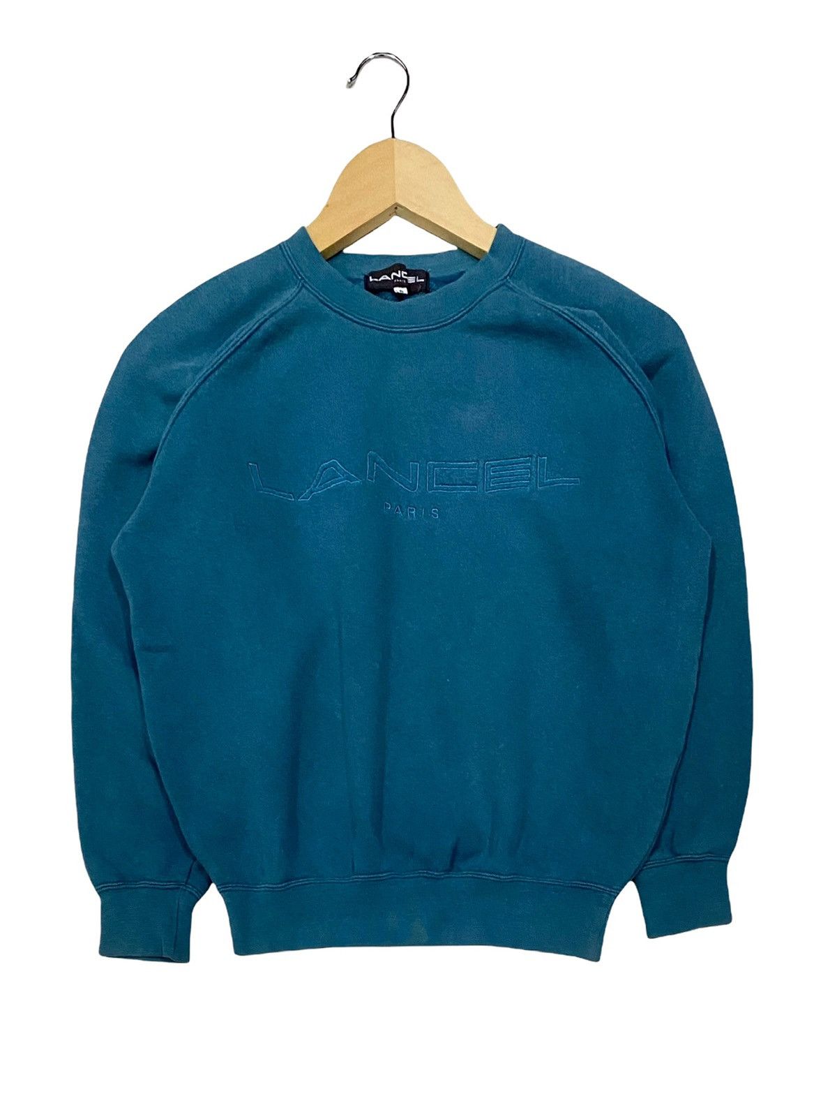 Lancel VINTAGE LANCEL PARIS CROPPED TOP SPELLOUT SWEATSHIRT Size M / US 6-8 / IT 42-44 - 2 Thumbnail