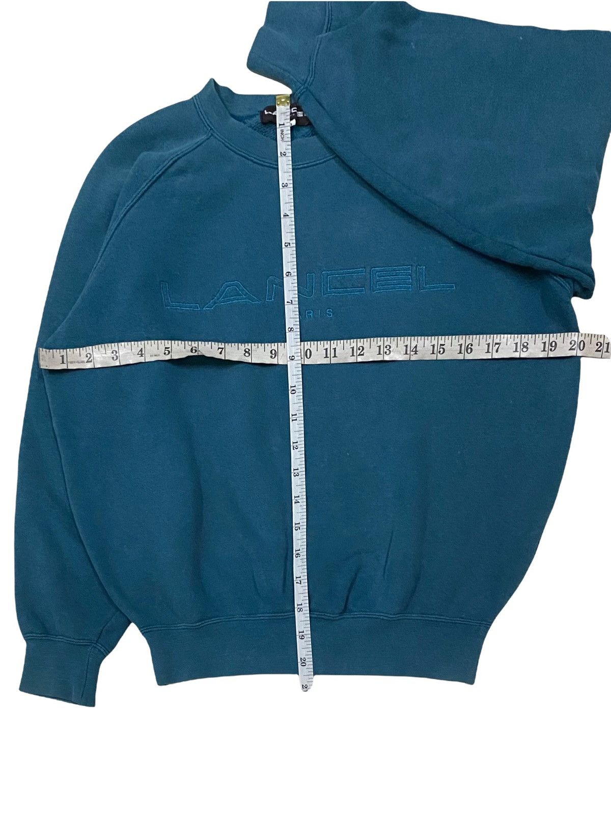 Lancel VINTAGE LANCEL PARIS CROPPED TOP SPELLOUT SWEATSHIRT Size M / US 6-8 / IT 42-44 - 14 Thumbnail