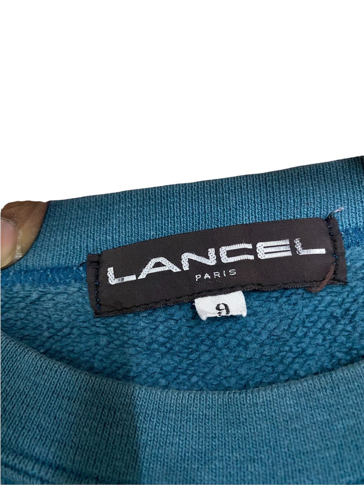 Lancel VINTAGE LANCEL PARIS CROPPED TOP SPELLOUT SWEATSHIRT Size M / US 6-8 / IT 42-44 - 10 Thumbnail