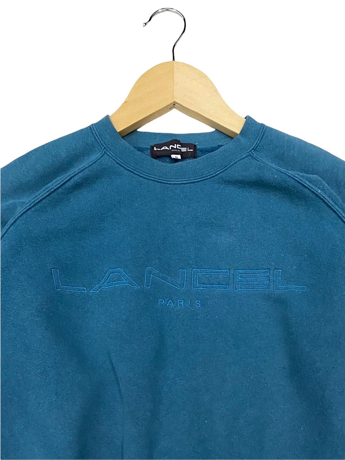 Lancel VINTAGE LANCEL PARIS CROPPED TOP SPELLOUT SWEATSHIRT Size M / US 6-8 / IT 42-44 - 4 Thumbnail