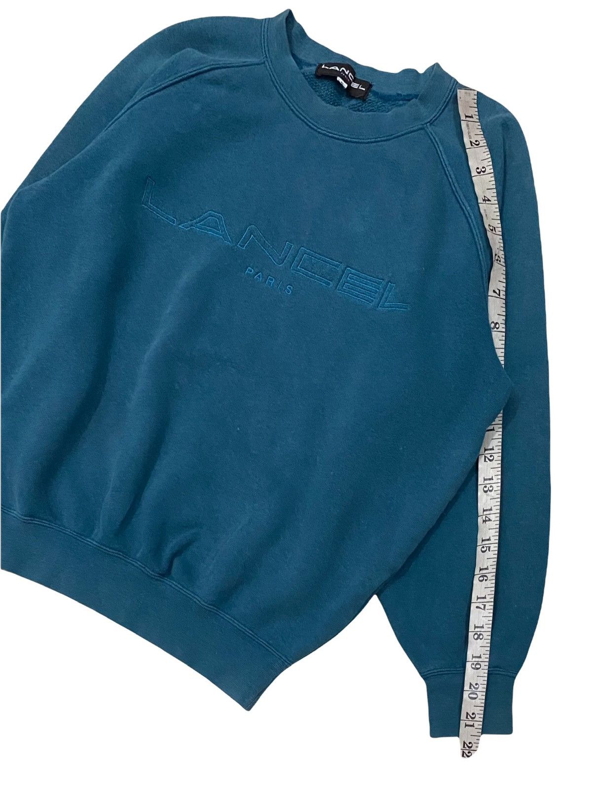 Lancel VINTAGE LANCEL PARIS CROPPED TOP SPELLOUT SWEATSHIRT Size M / US 6-8 / IT 42-44 - 13 Thumbnail
