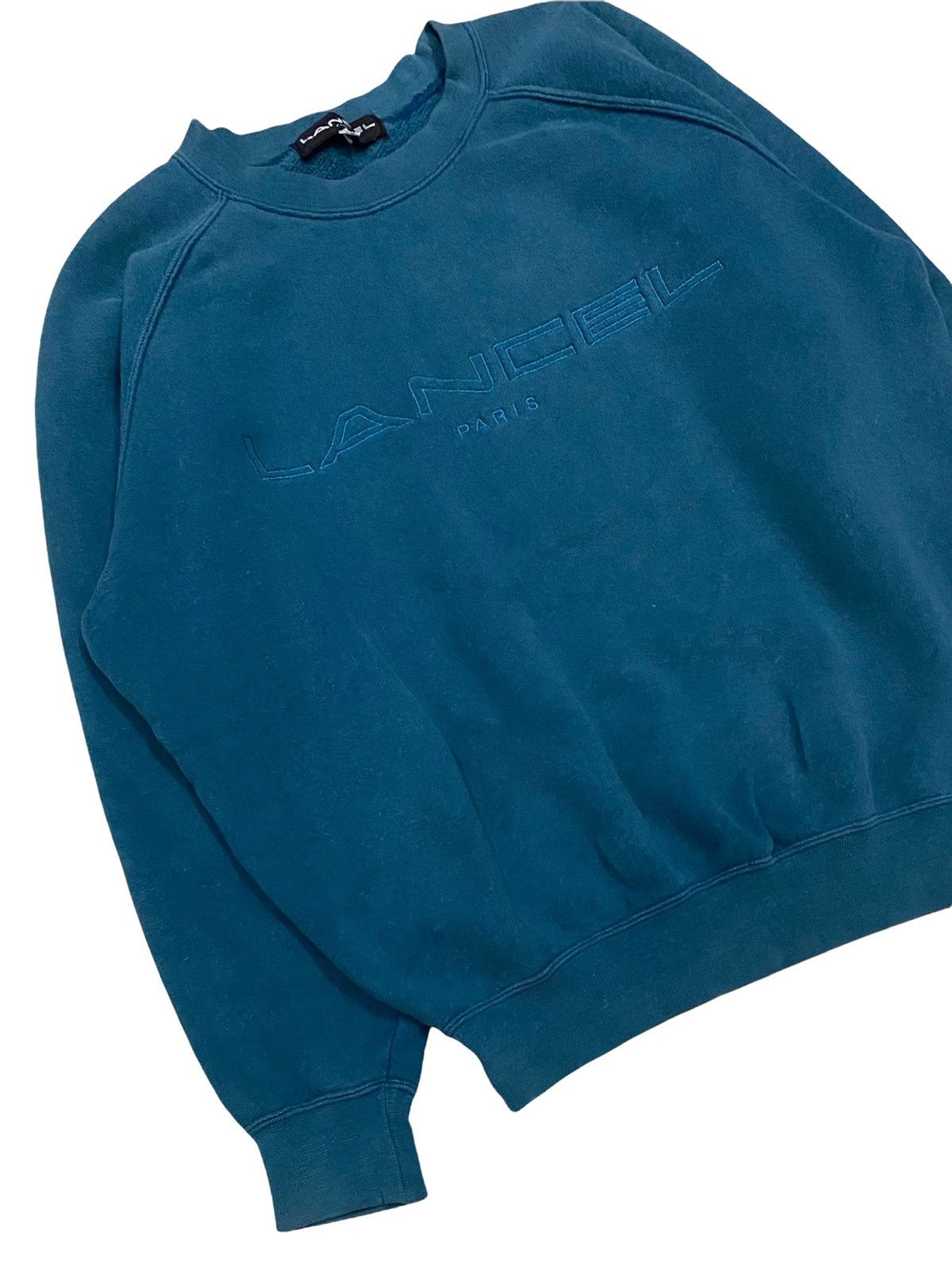 Lancel VINTAGE LANCEL PARIS CROPPED TOP SPELLOUT SWEATSHIRT Size M / US 6-8 / IT 42-44 - 7 Thumbnail