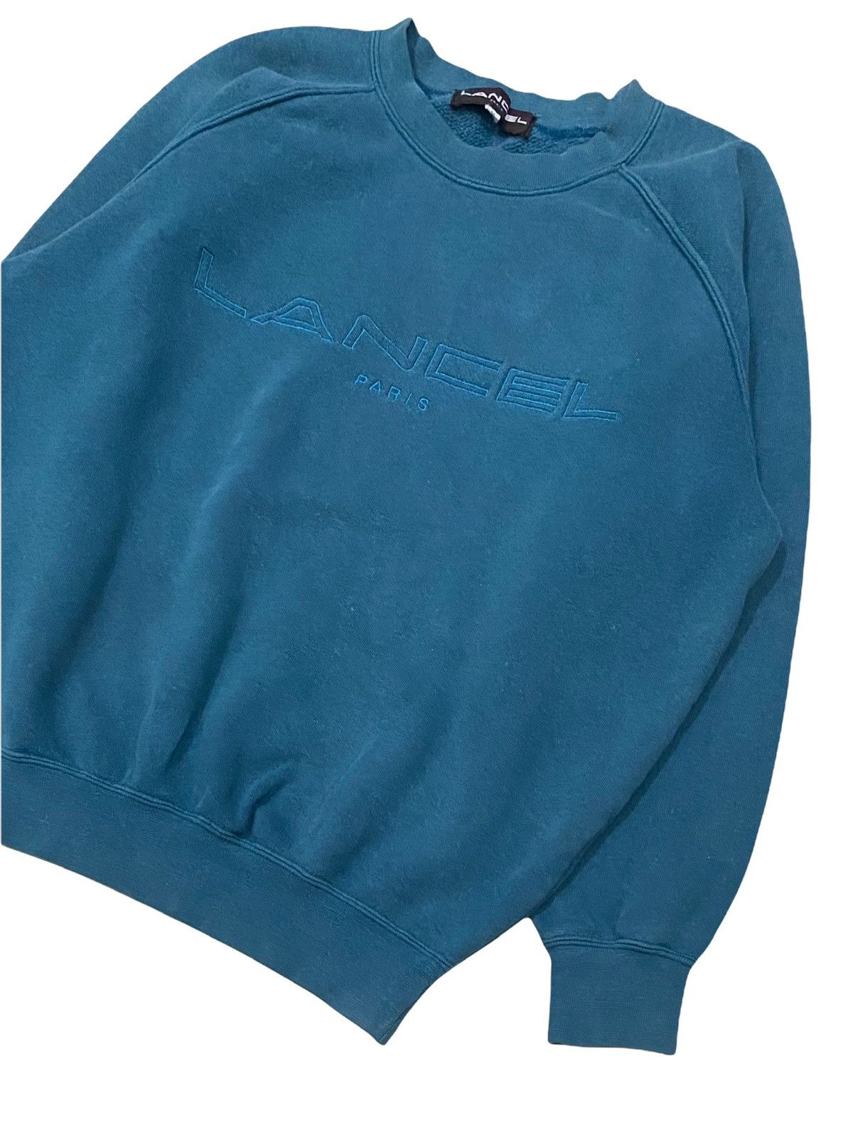Lancel VINTAGE LANCEL PARIS CROPPED TOP SPELLOUT SWEATSHIRT Size M / US 6-8 / IT 42-44 - 6 Thumbnail