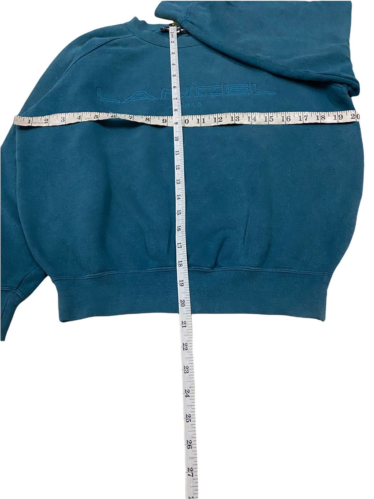 Lancel VINTAGE LANCEL PARIS CROPPED TOP SPELLOUT SWEATSHIRT Size M / US 6-8 / IT 42-44 - 16 Thumbnail