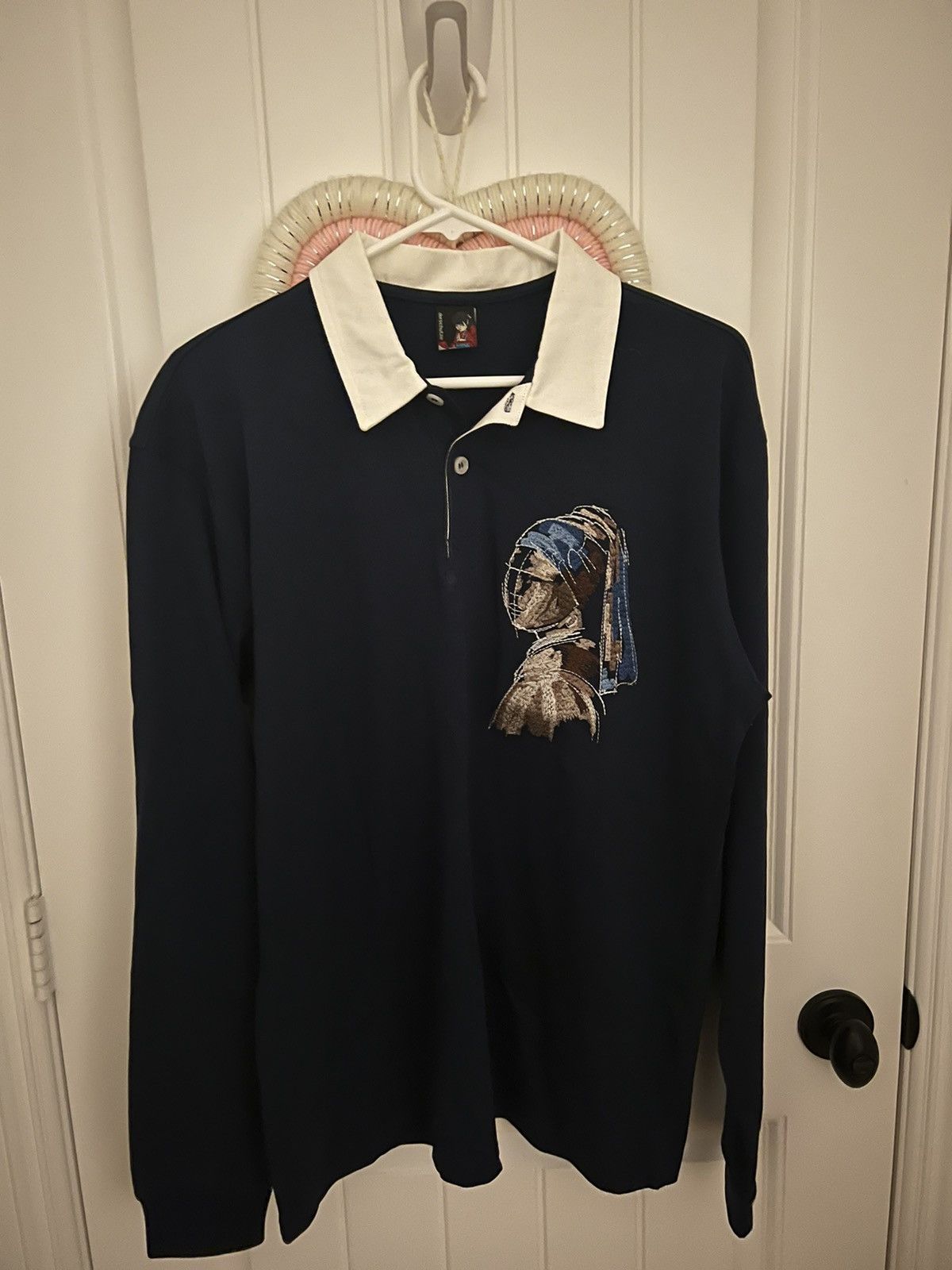 Derschutze Derschutze “painter v4” rugby shirt navy Size US L / EU 52-54 / 3 - 1 Thumbnail