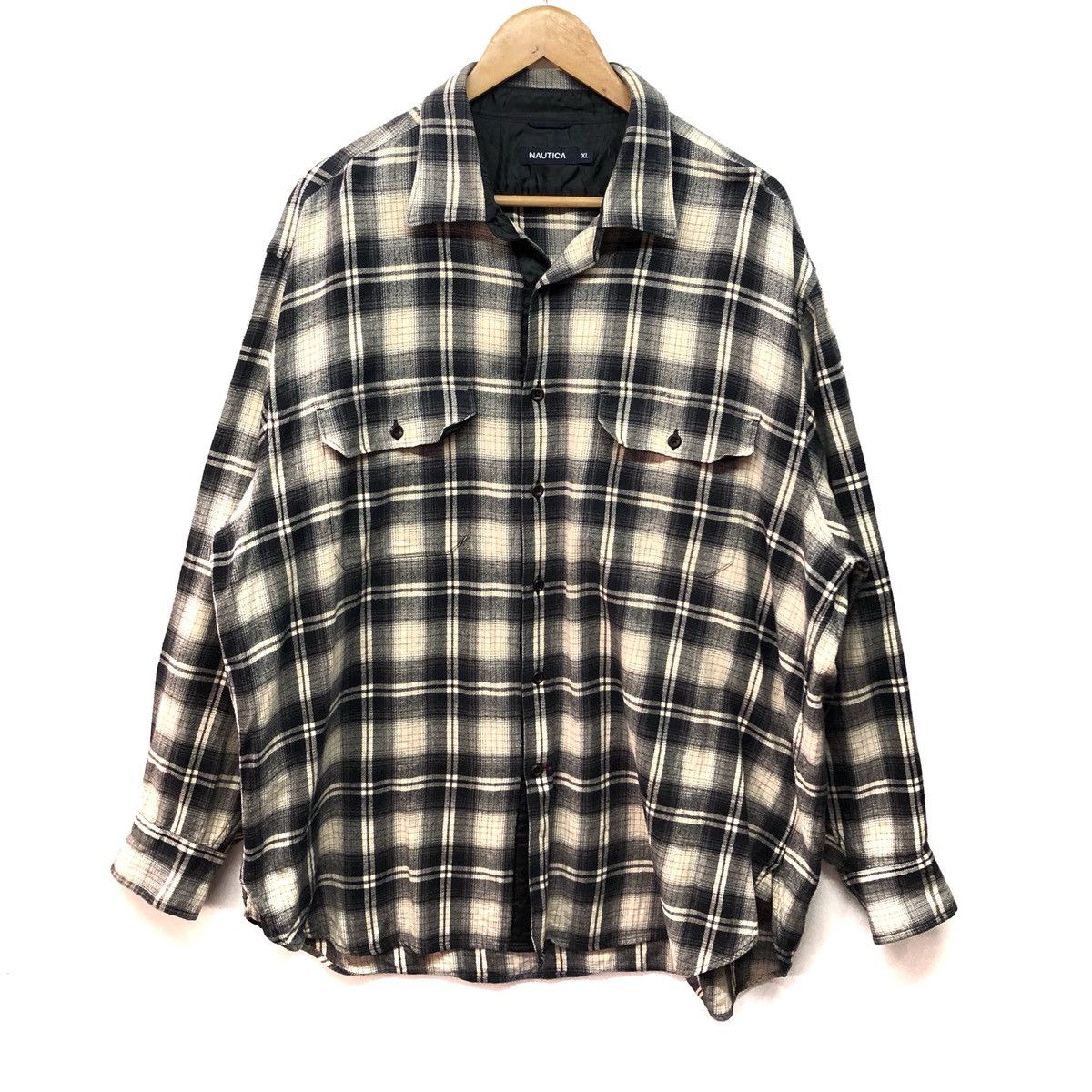 Flannel × Nautica Nautica Flannel Shirt Button up Size US XL / EU 56 / 4 - 1 Thumbnail