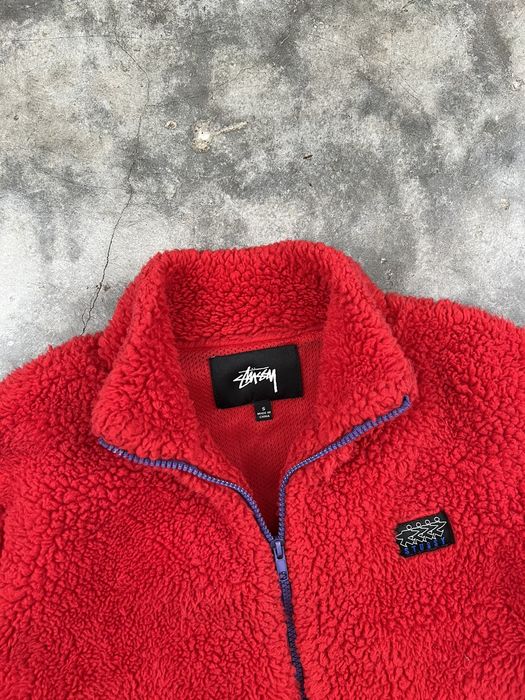 Stussy deep discount pile fleece